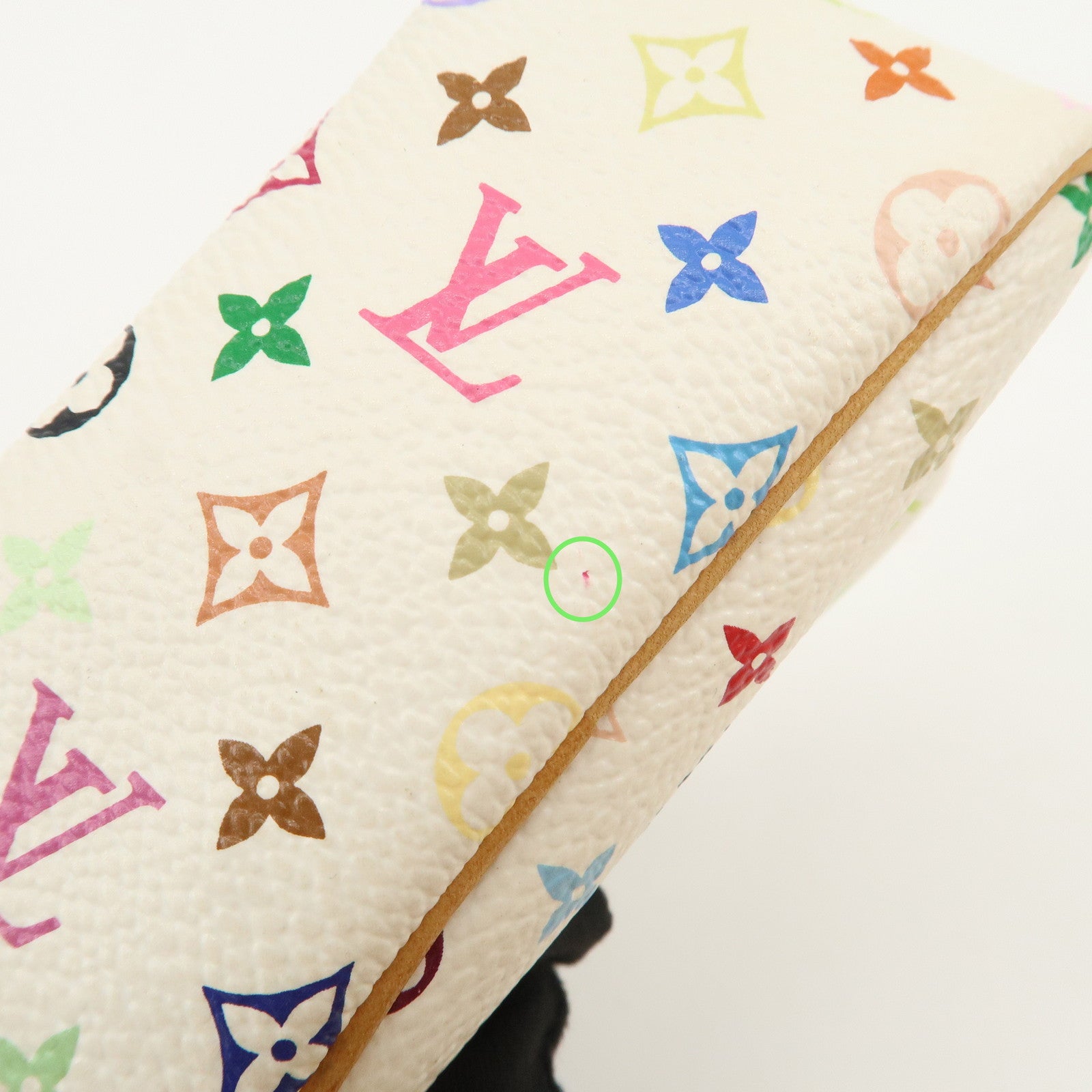 Louis Vuitton Monogram Multicolor Trousse Wapity Pouch Blanc M58033