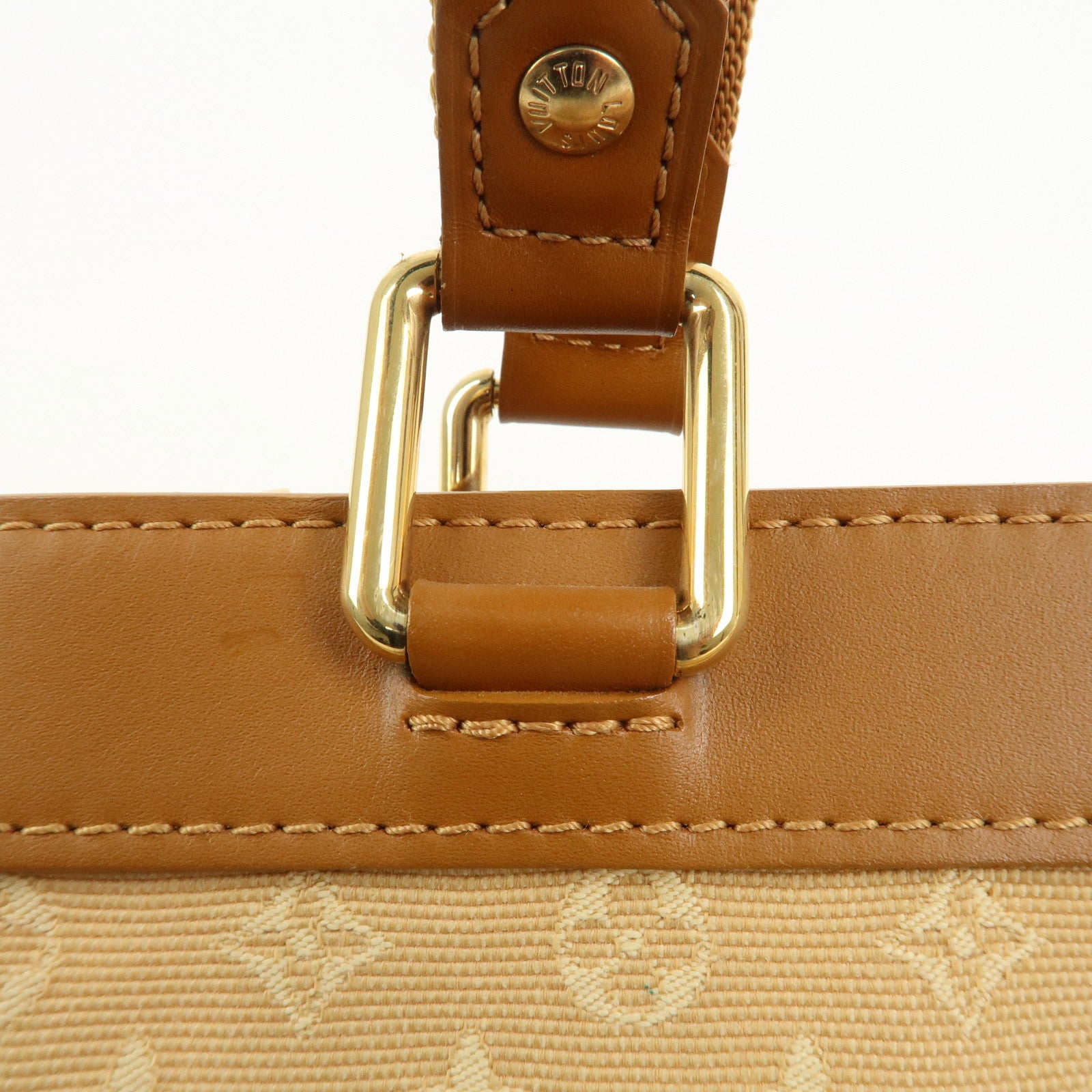 Louis Vuitton Monogram Mini Lucille PM Hand Bag Beige M92684