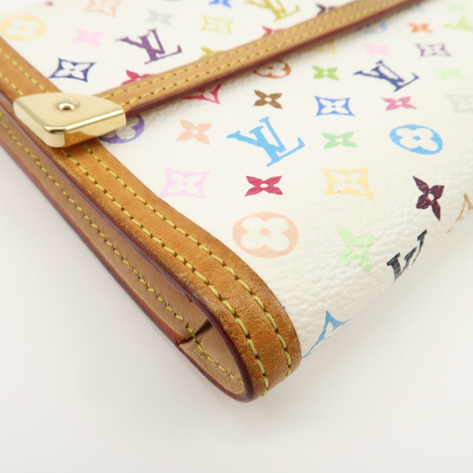 Louis Vuitton Monogram Multicolor Porte Trezor International M92659