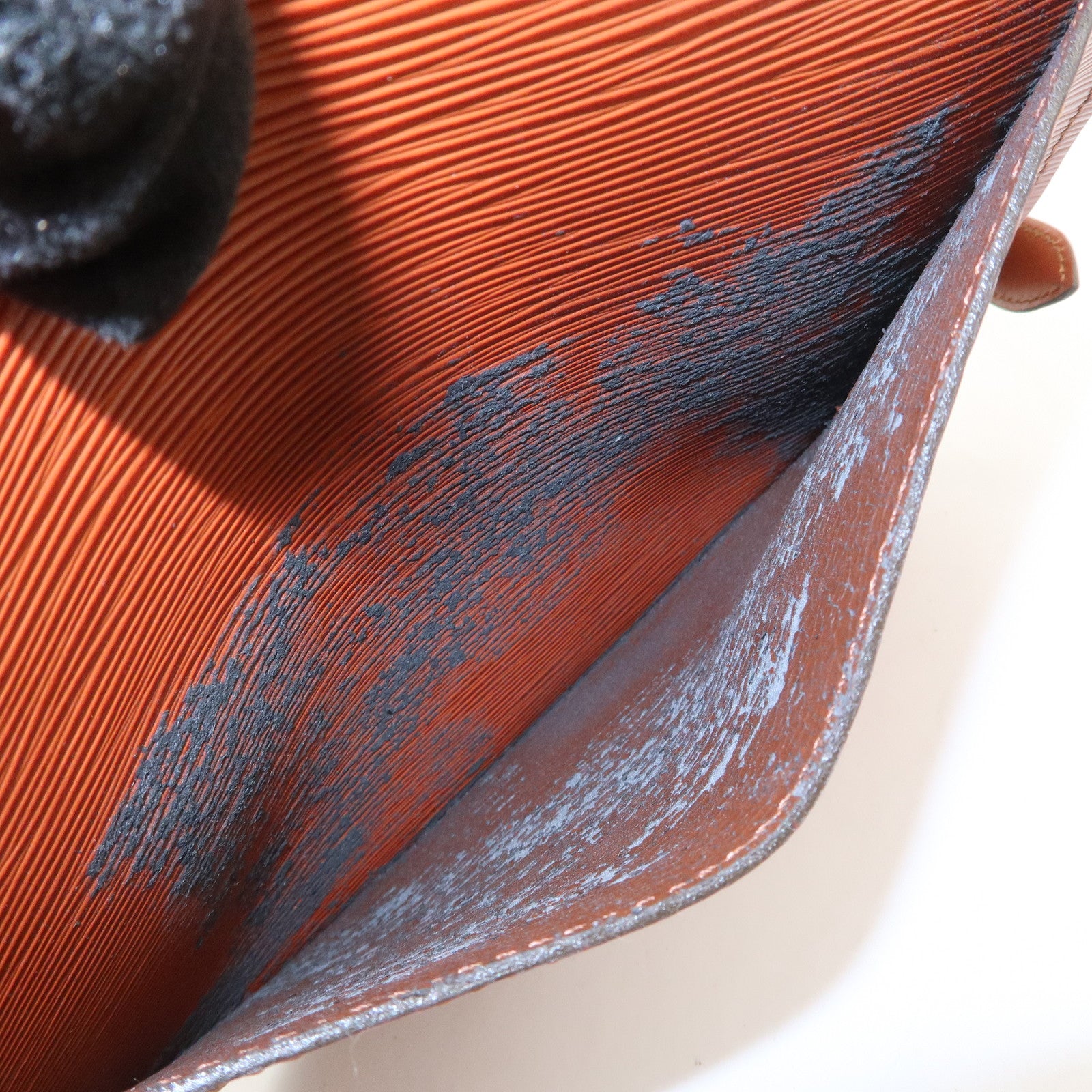 Louis Vuitton Epi Saint Cloud Shoulder Bag Kenya Brown M52193