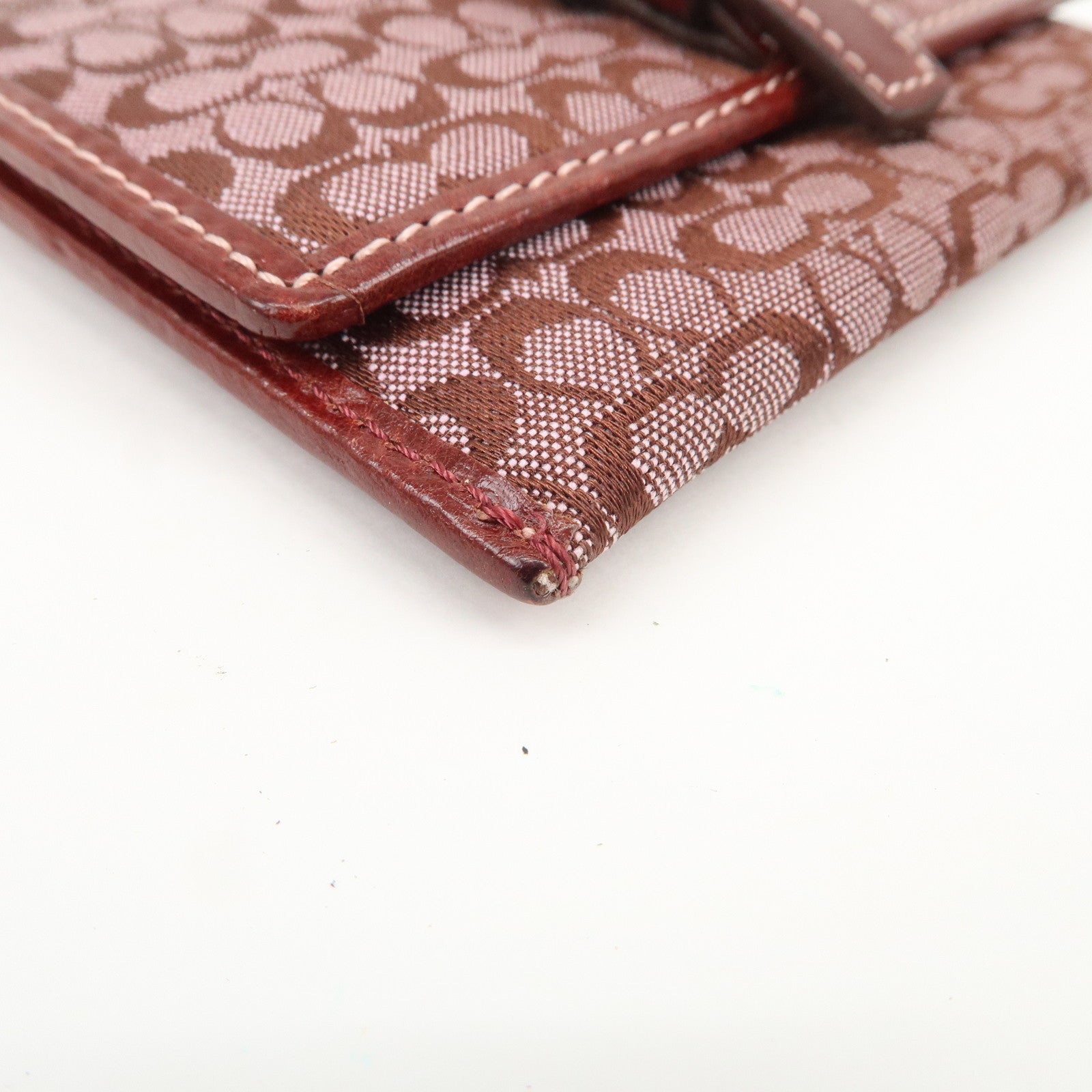 COACH Set of 5 Signature Op Art PVC Leather Wallets Card Coin Case