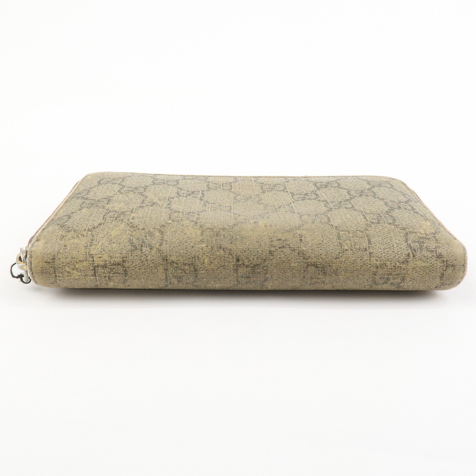 GUCCI Set of 3 Wallet GG Supreme Guccissima Leather Pink Beige