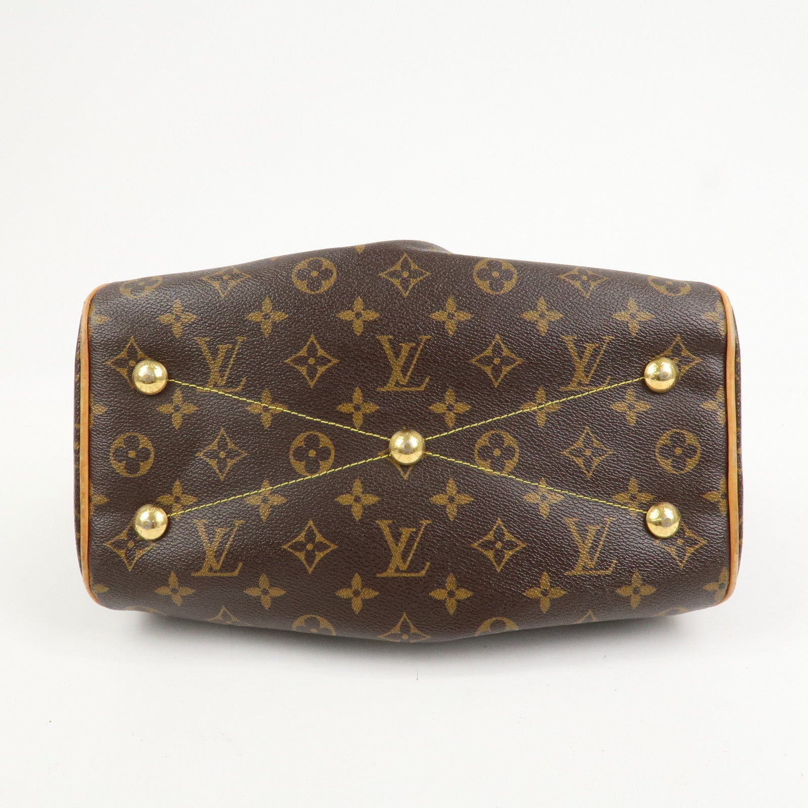 Louis Vuitton Monogram Tivoli PM Hand Bag Shoulder Bag Brown M40143