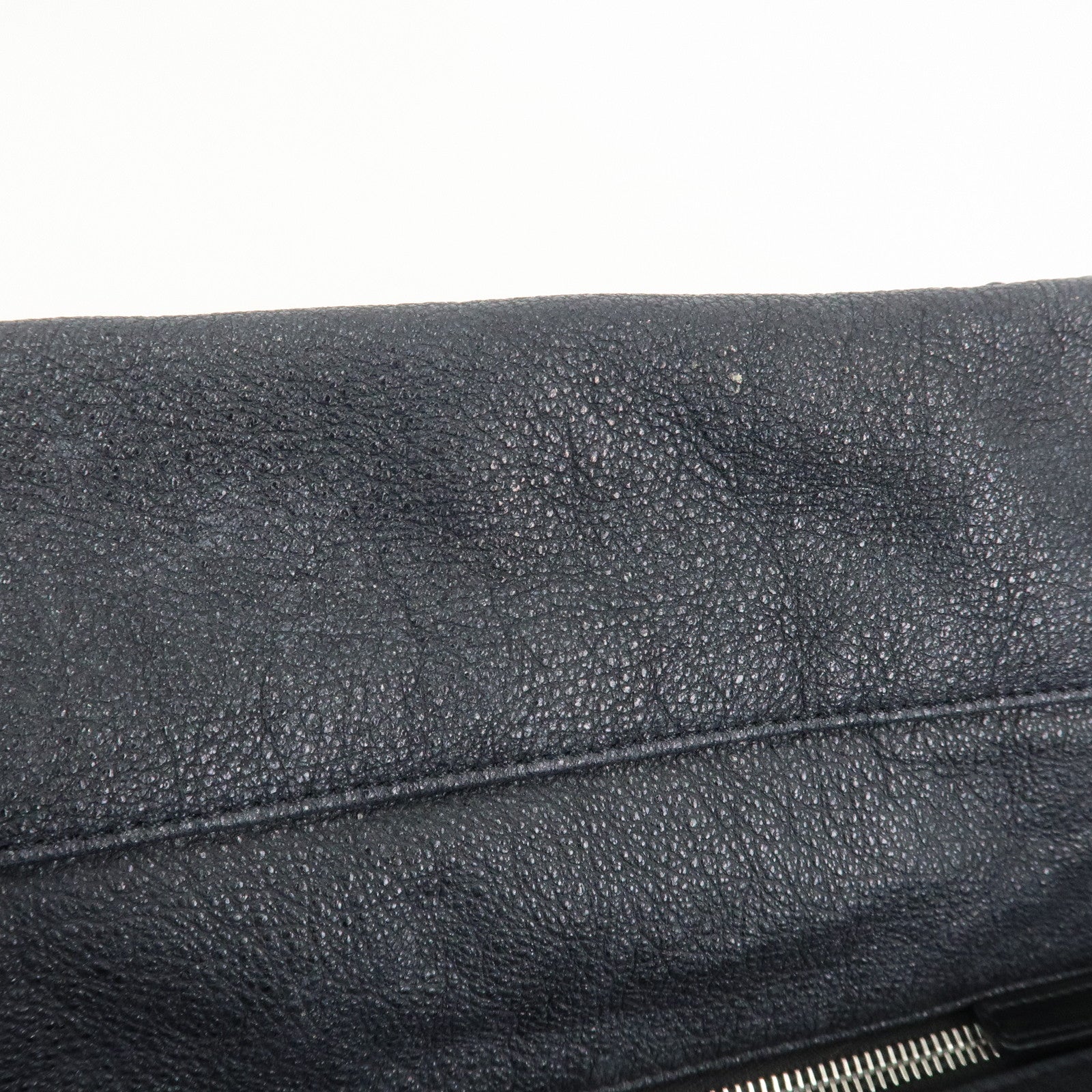 CHANEL COCO Mark Calf Leather Tote Bag Shoulder Bag Black A50288