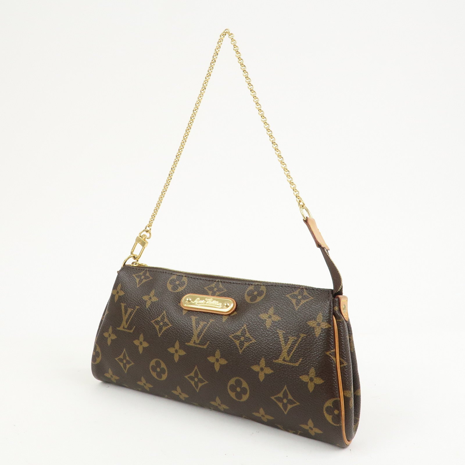 Louis Vuitton Monogram Eva 2Way Pouch Shoulder Bag Brown M95567