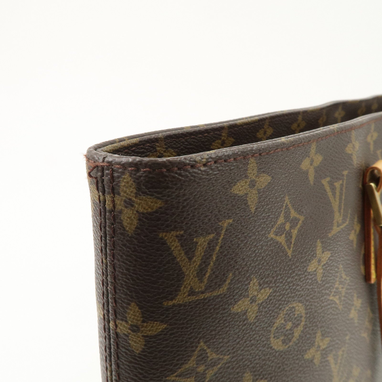 Louis Vuitton Monogram Luco Tote Bag Hand Bag Brown M51155 Used