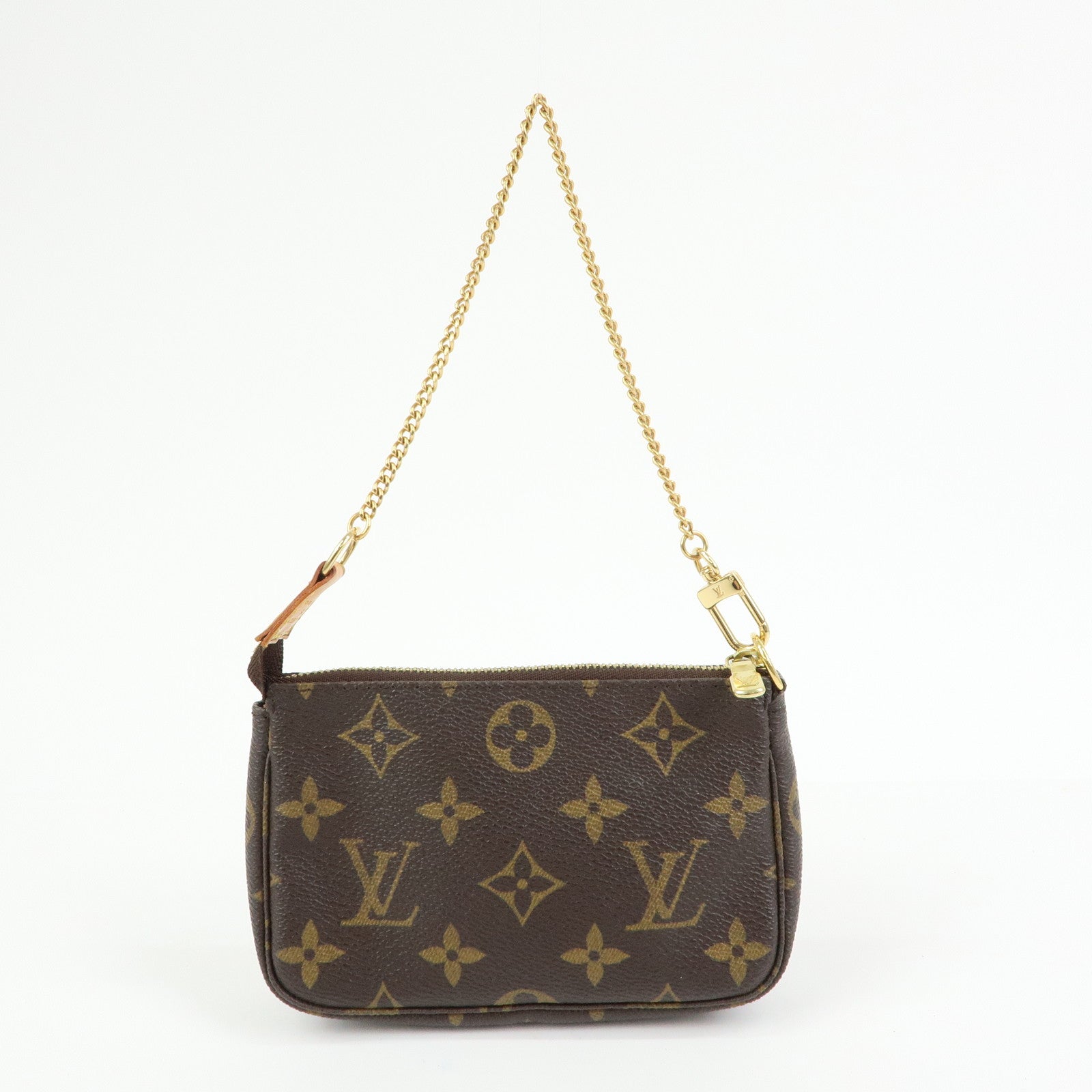 Louis Vuitton Monogram Mini Pochette Accessoires Hand Bag M58009