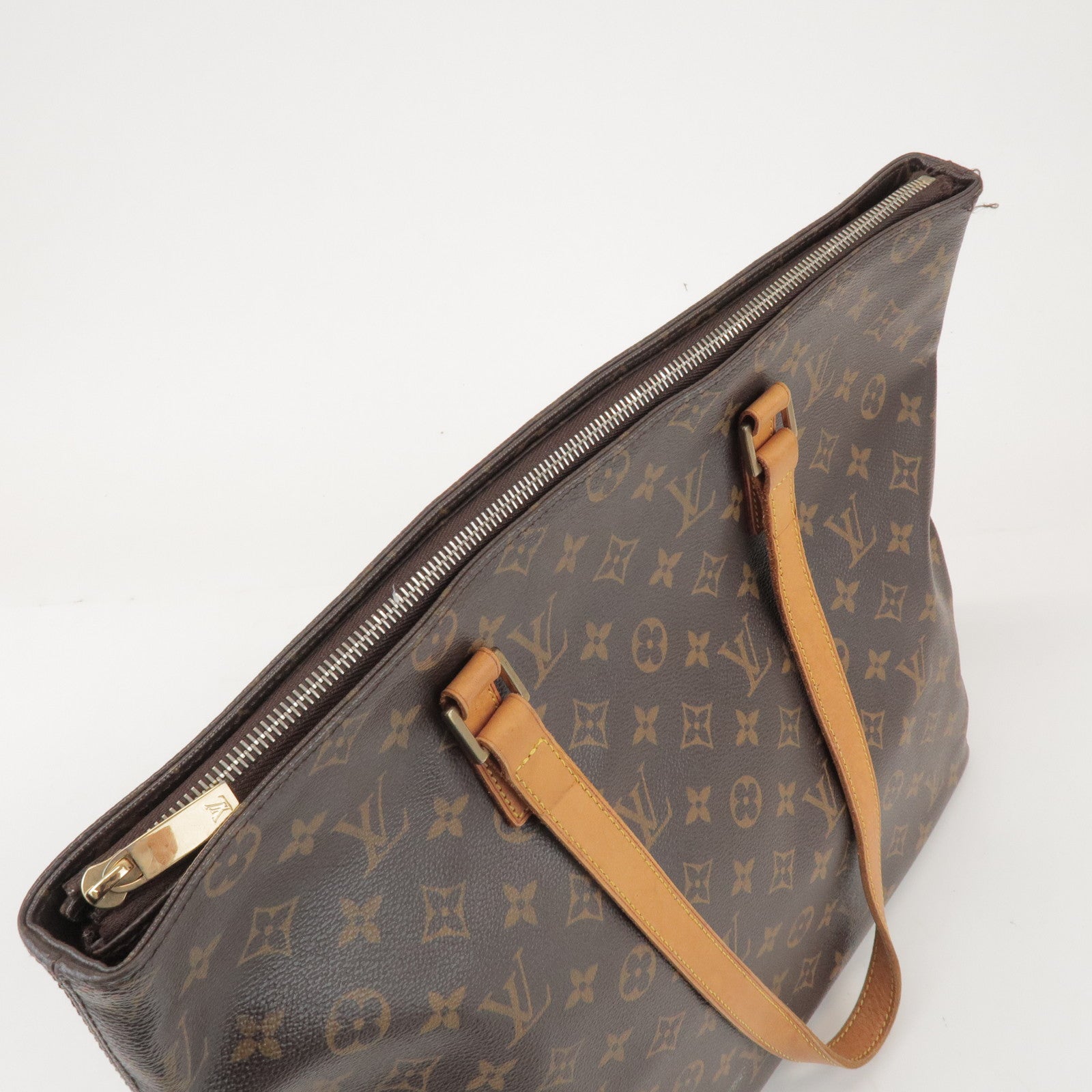 Louis Vuitton Monogram Cabas Mezzo Tote Bag Shoulder Bag M51151