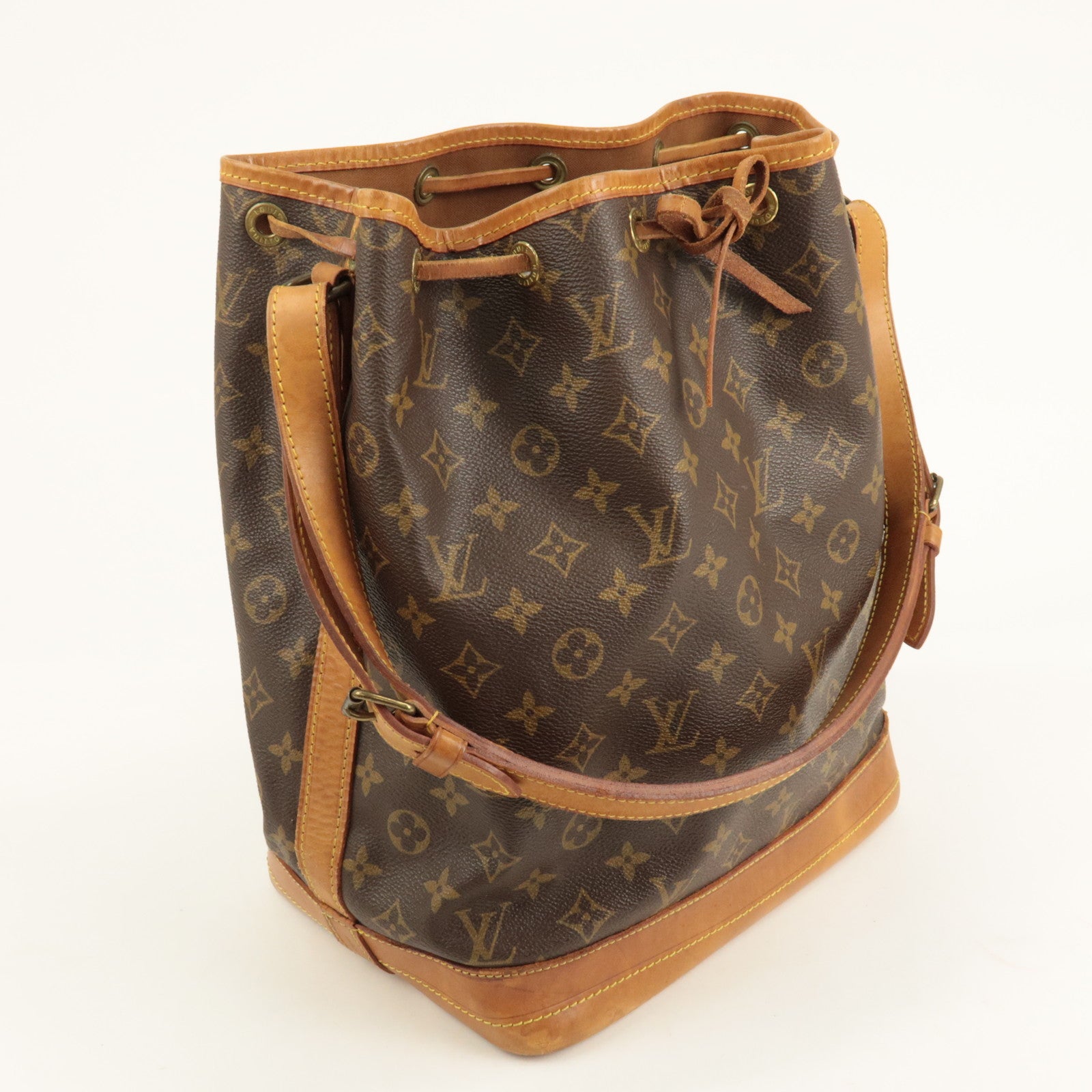 Louis Vuitton Monogram Noe Shoulder Bag Hand Bag Brown M42224
