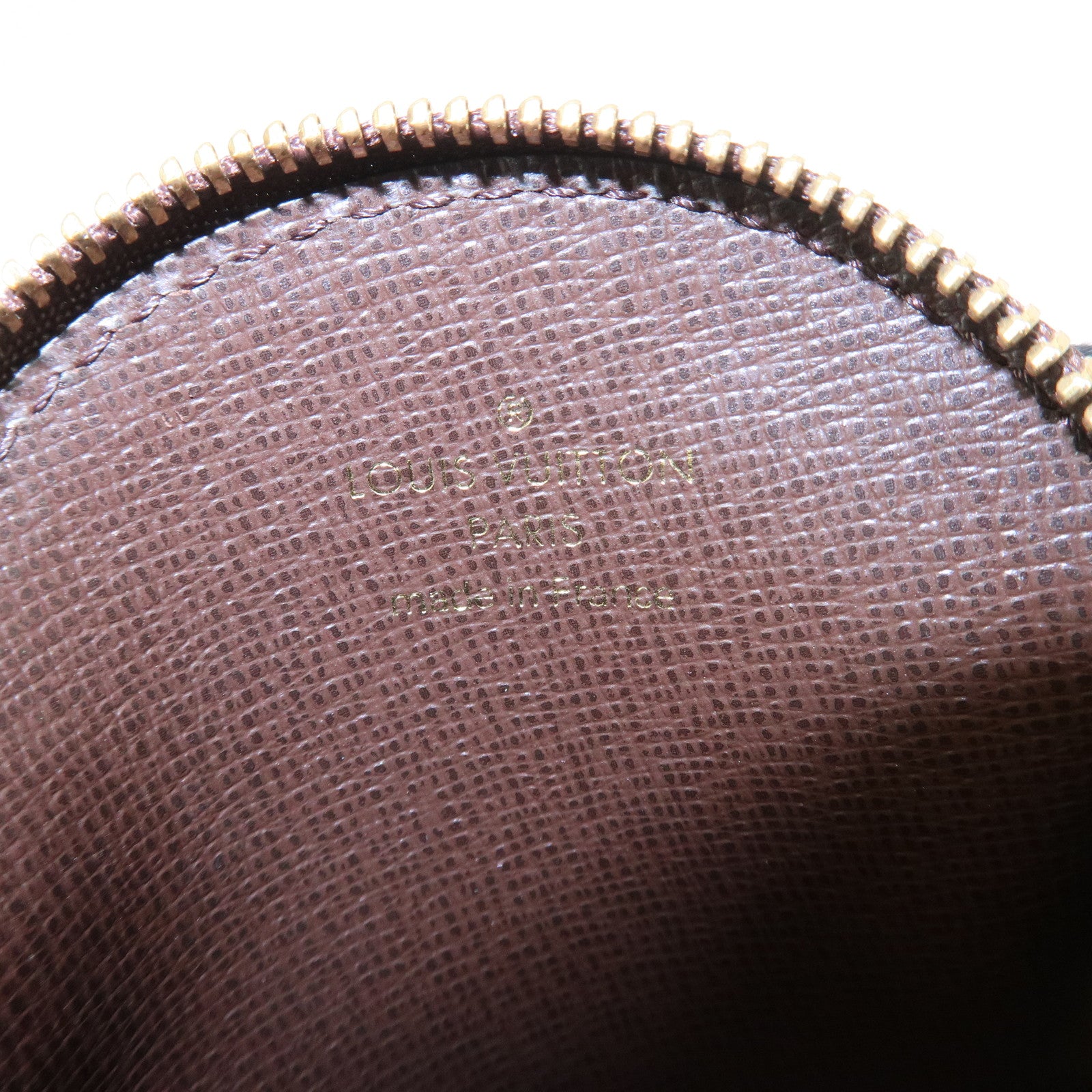 Louis Vuitton Mini Lin Porte Monnaie Round Coin Case M92453
