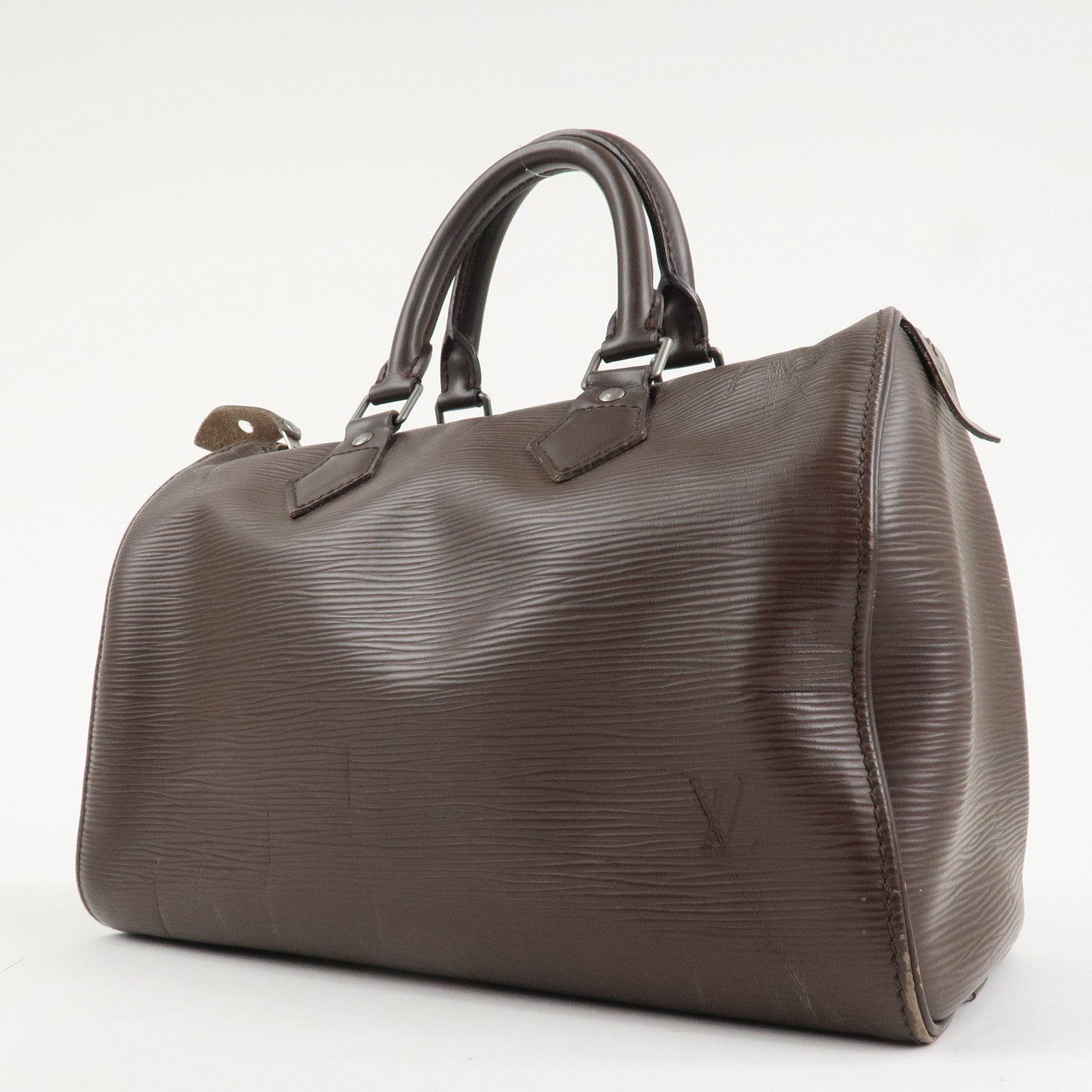 Louis Vuitton Epi Speedy 25 Hand Boston Bag Mocha M5903D Used