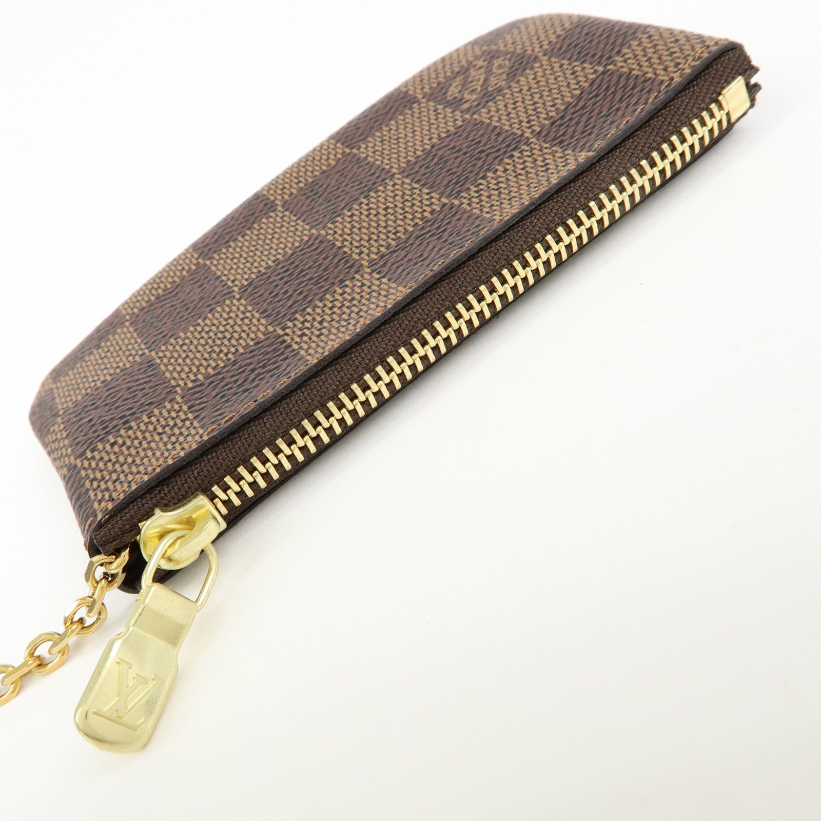 Louis Vuitton Damier Canvas Pochette Cles Damier Ebene N62658