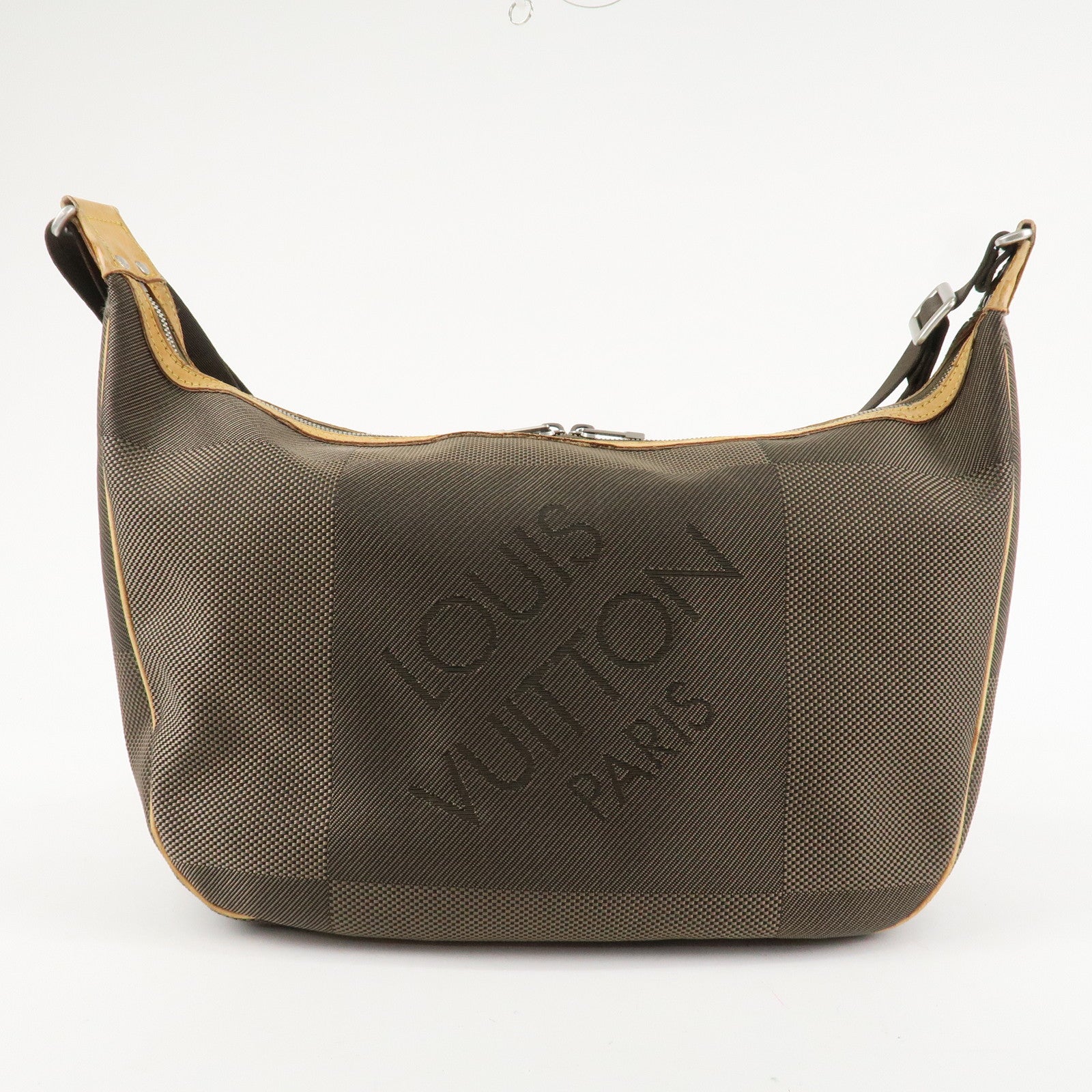 Louis Vuitton Damier Geant Explorer La Tour Shoulder Bag Terre M93615 Used