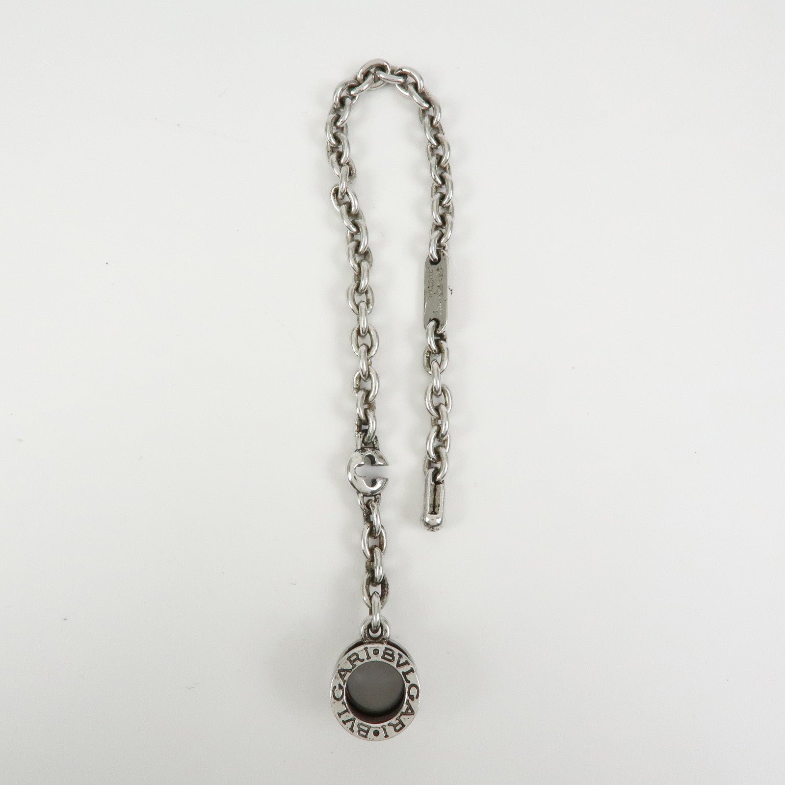 BVLGARI B-zero 1 SV925 Bag Charm Key Chain Silver