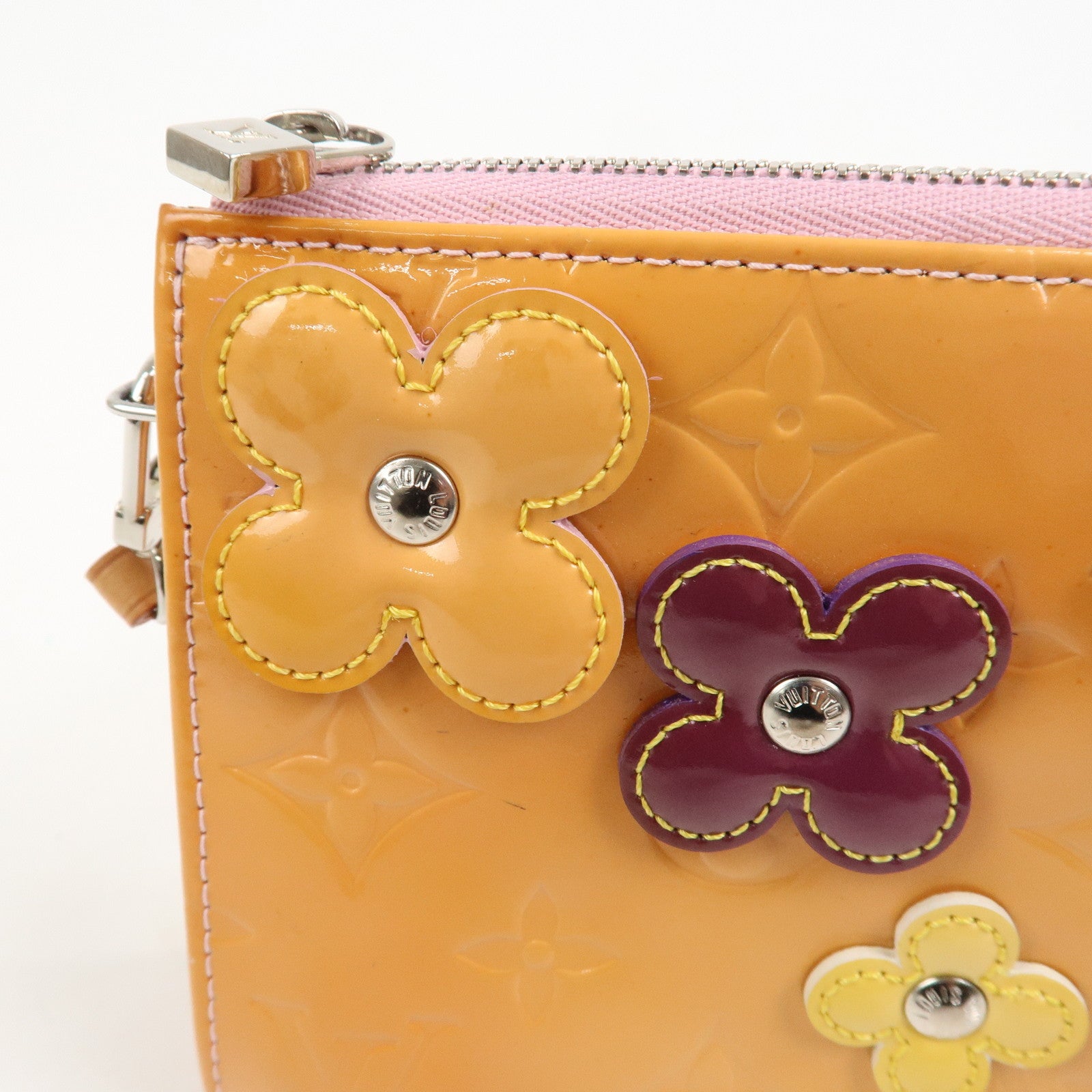 Louis Vuitton Monogram Vernis Flower Lexington Pouch M92248