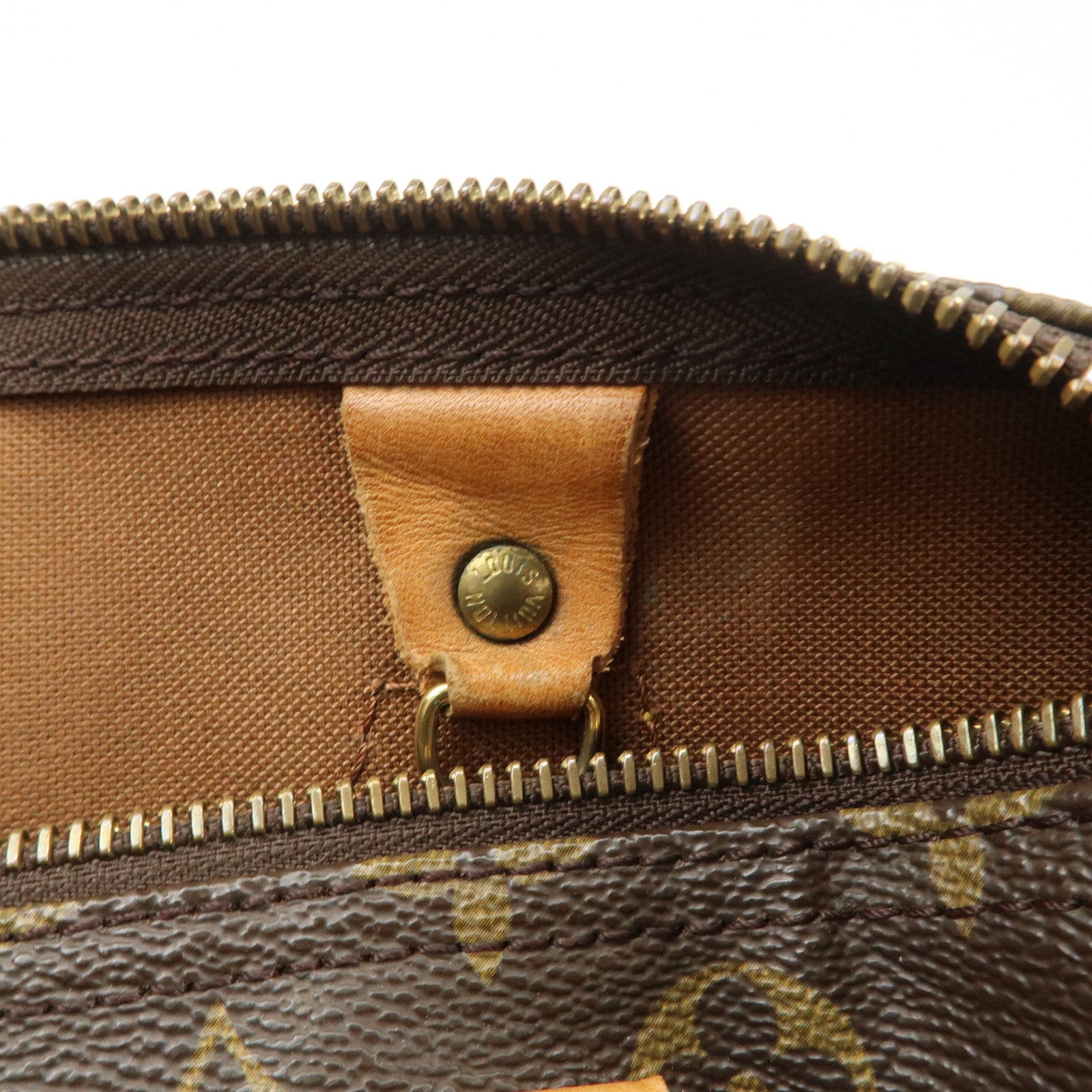 Louis Vuitton Monogram Speedy 30 Boston Bag Brown M41524