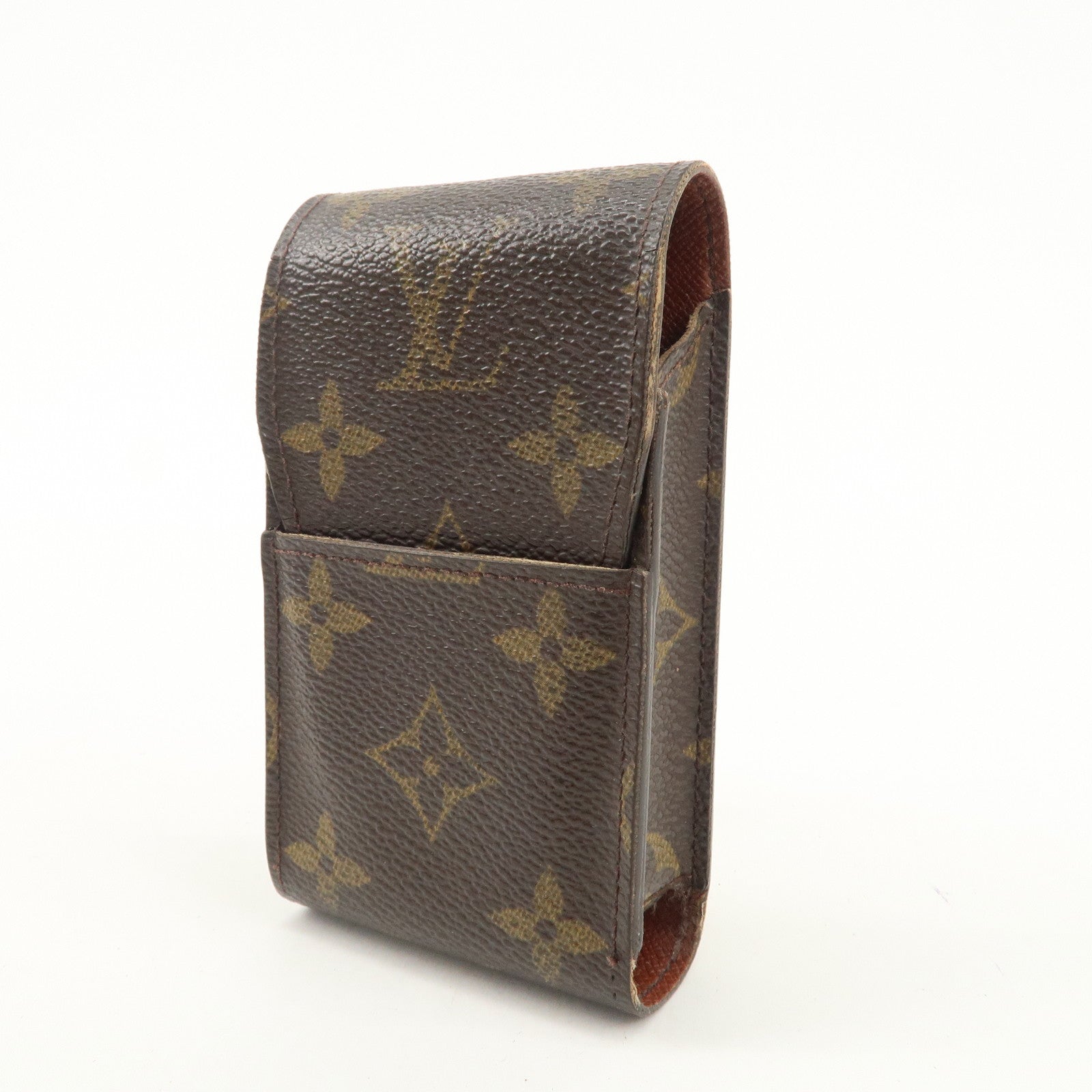 Louis Vuitton Monogram Set Of 3 Etui Cigarette Case Pen Case M63024 M62990 Used