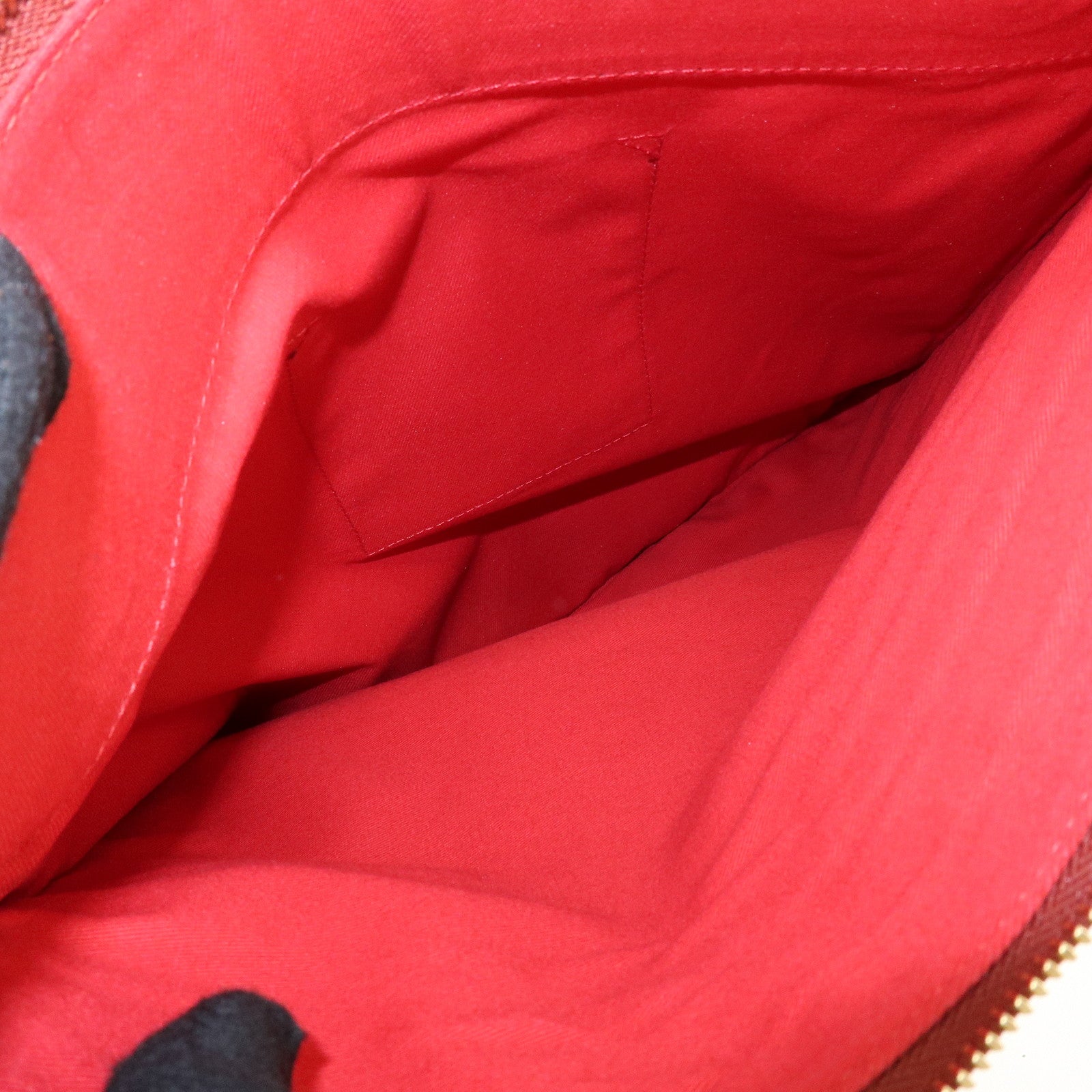 Chloe Eden Leather Shoulder Bag Hand Bag Tote Bag Red