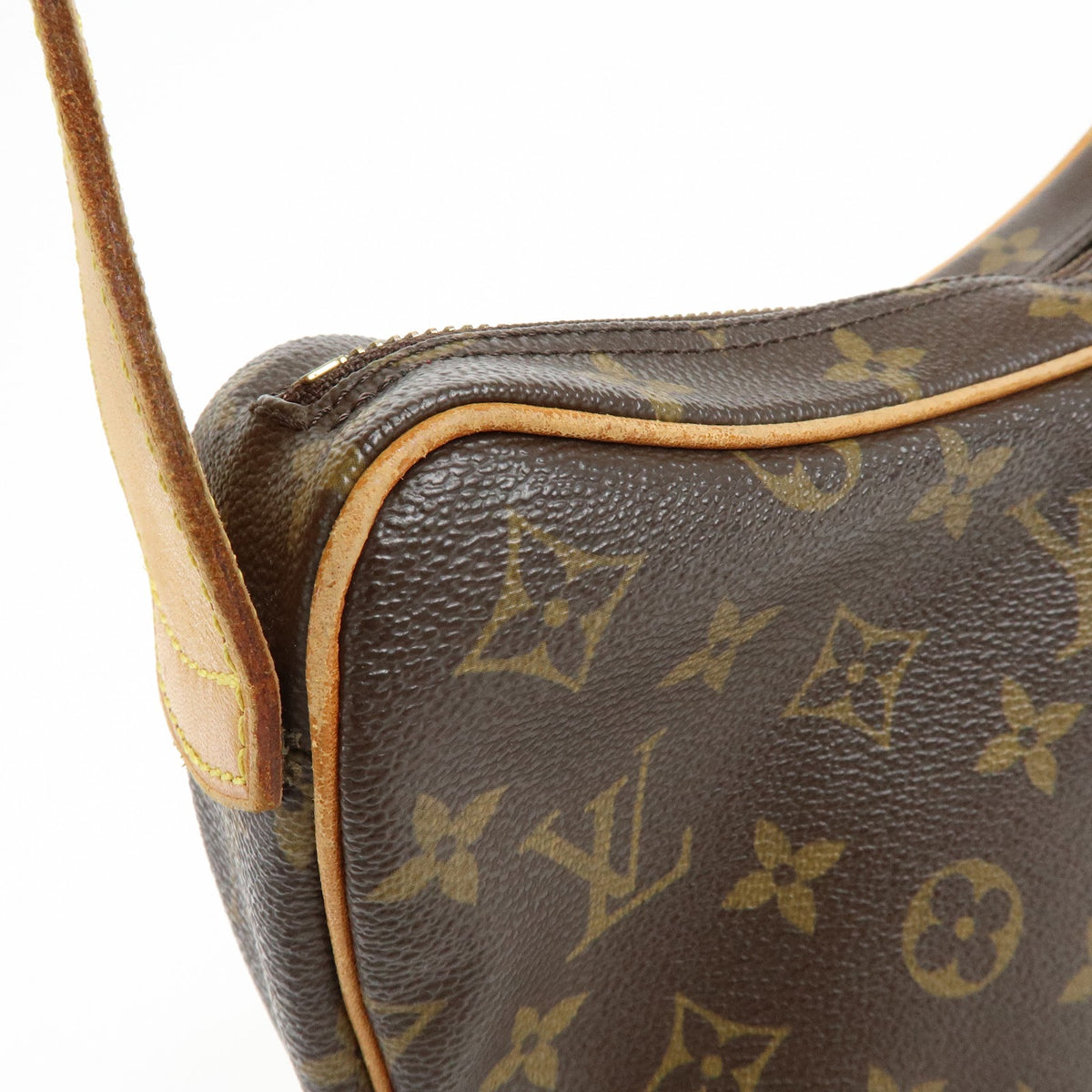 Louis Vuitton Monogram Croissant MM Shoulder Bag Brown M51512