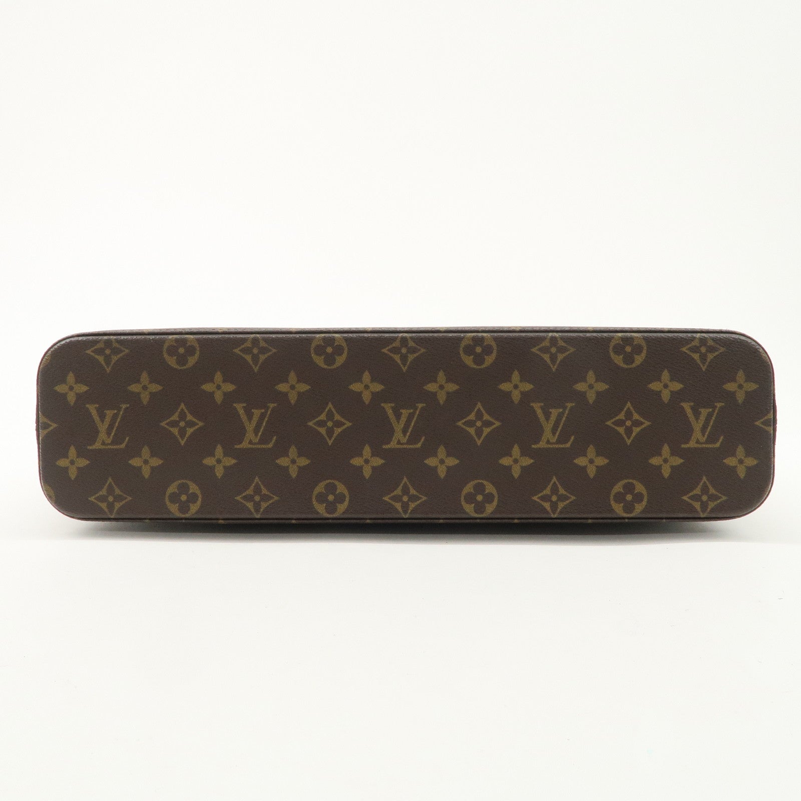 Louis Vuitton Monogram Luco Tote Bag Hand Bag Brown M51155 Used