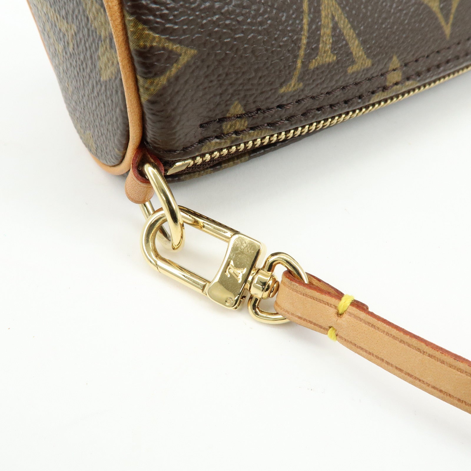 Louis Vuitton Monogram Mini Pouch for Papillon Bag Brown