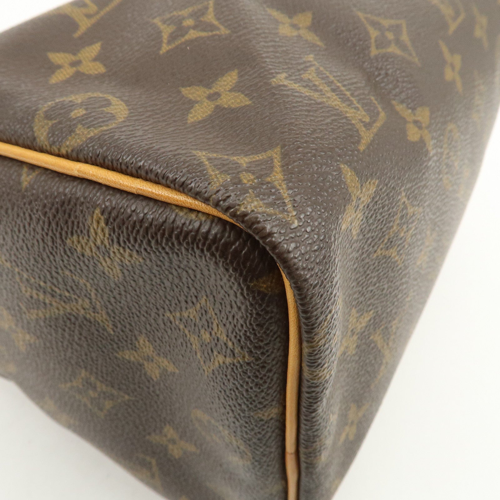 Louis Vuitton Monogram Speedy 25 Boston Bag Hand Bag Brown M41528