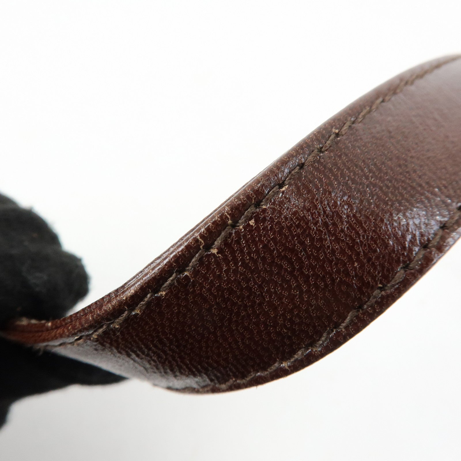 FENDI Suede Leather Shoulder Bag Hand Bag Brown 26568