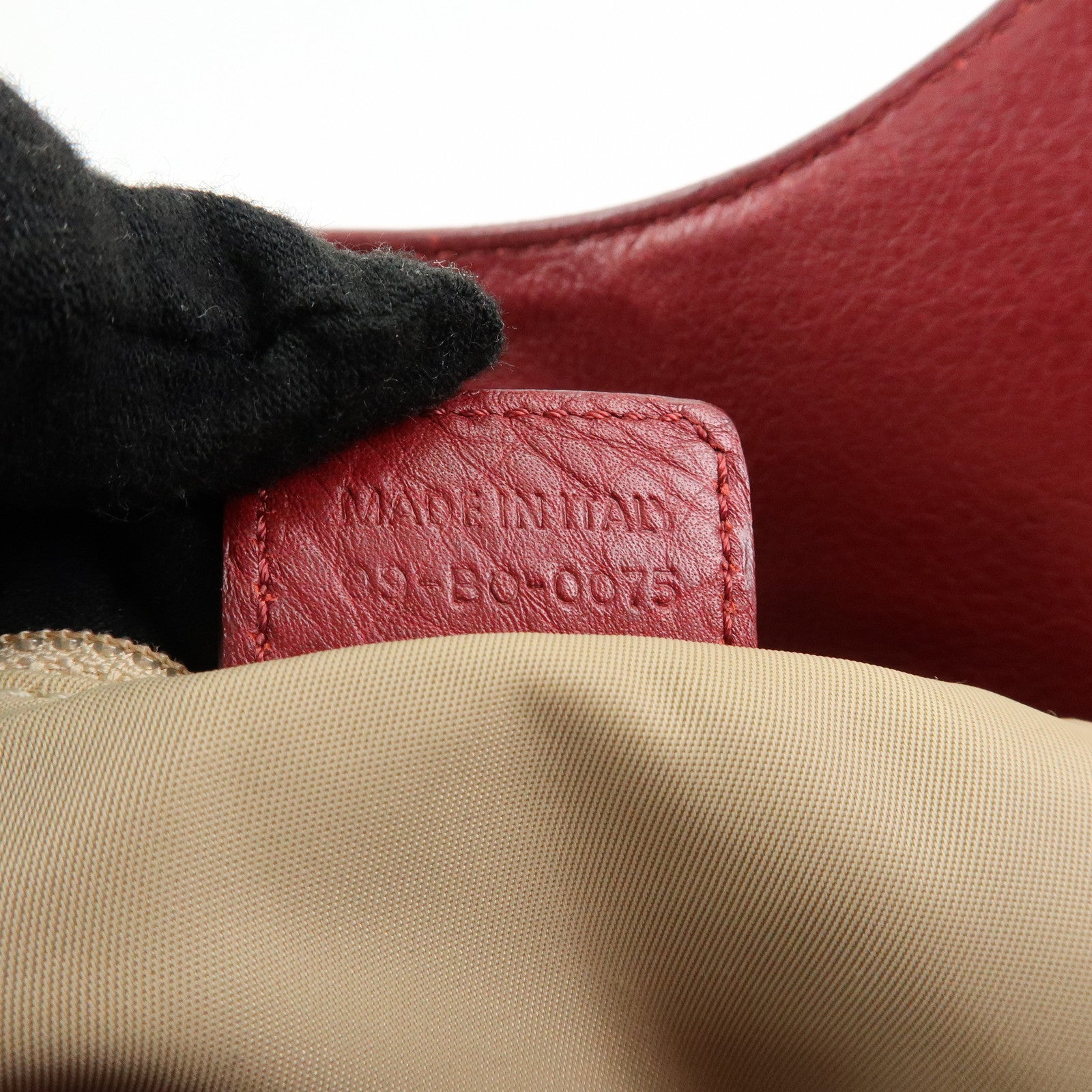 Christian Dior Street Chic Trotter Jaquard Canvas Leather Hand Bag