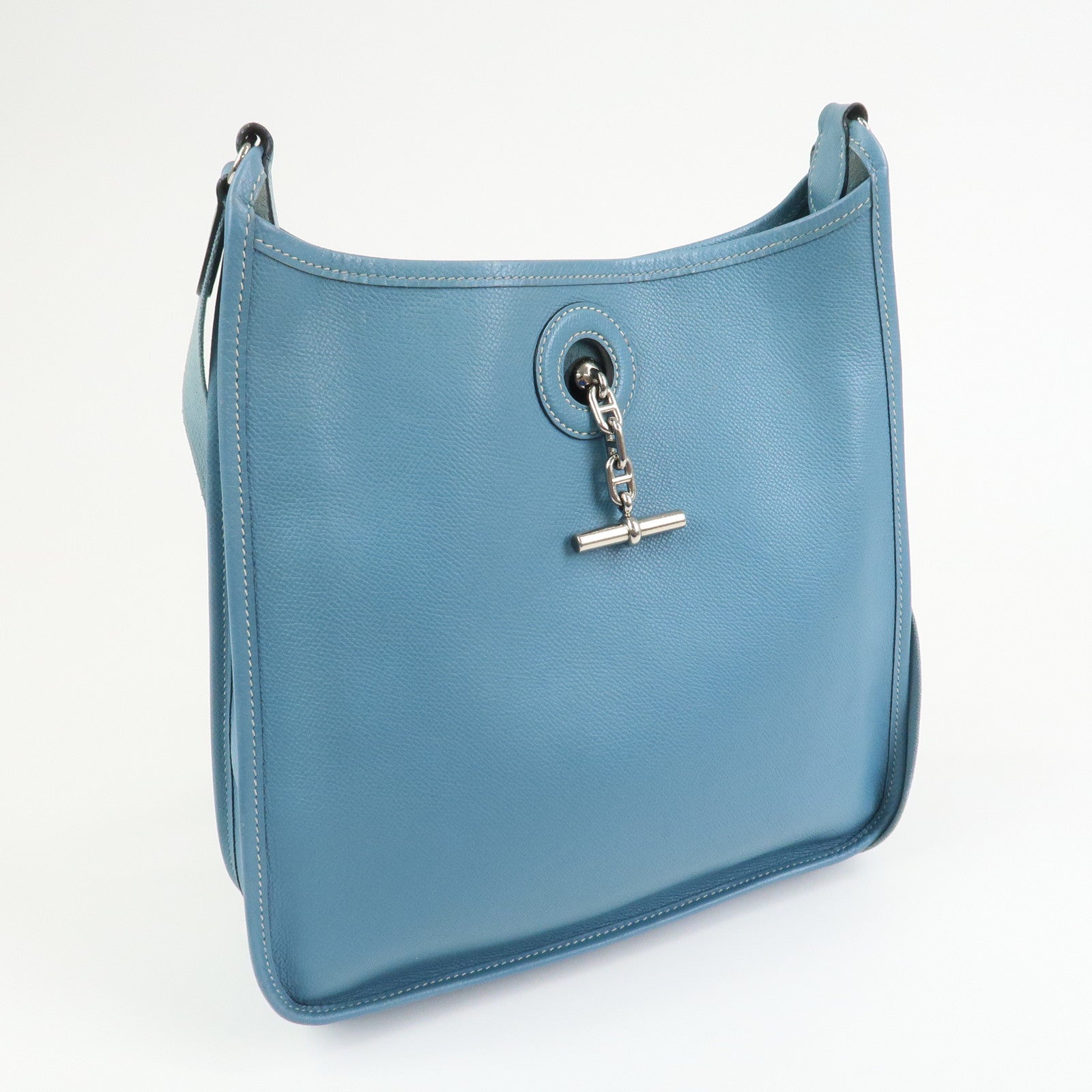 HERMES Vespa PM Veau Epsom Leather Shoulder Bag J Stamped