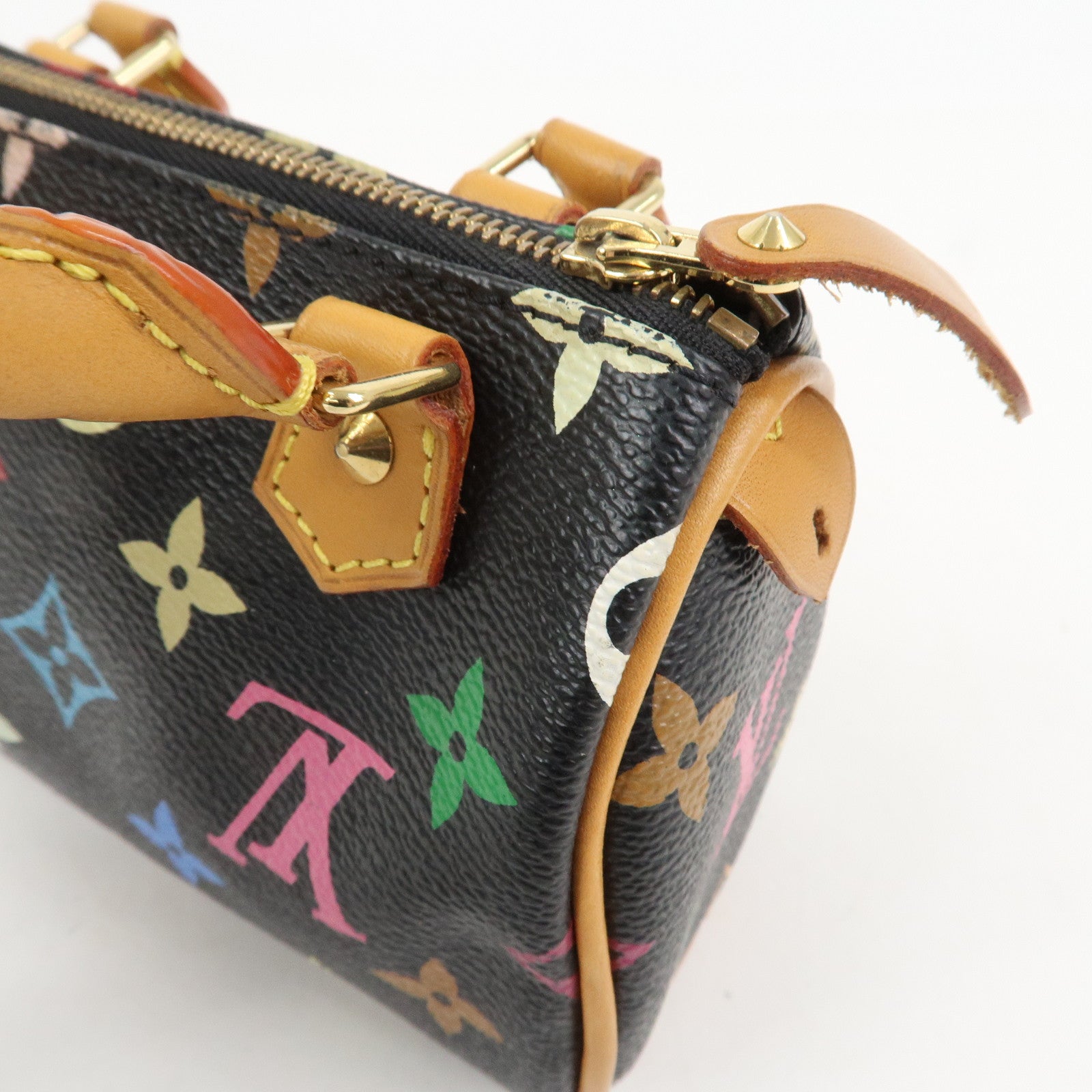 Louis Vuitton Monogram Multicolor Mini Speedy Mini Bag Noir M92644