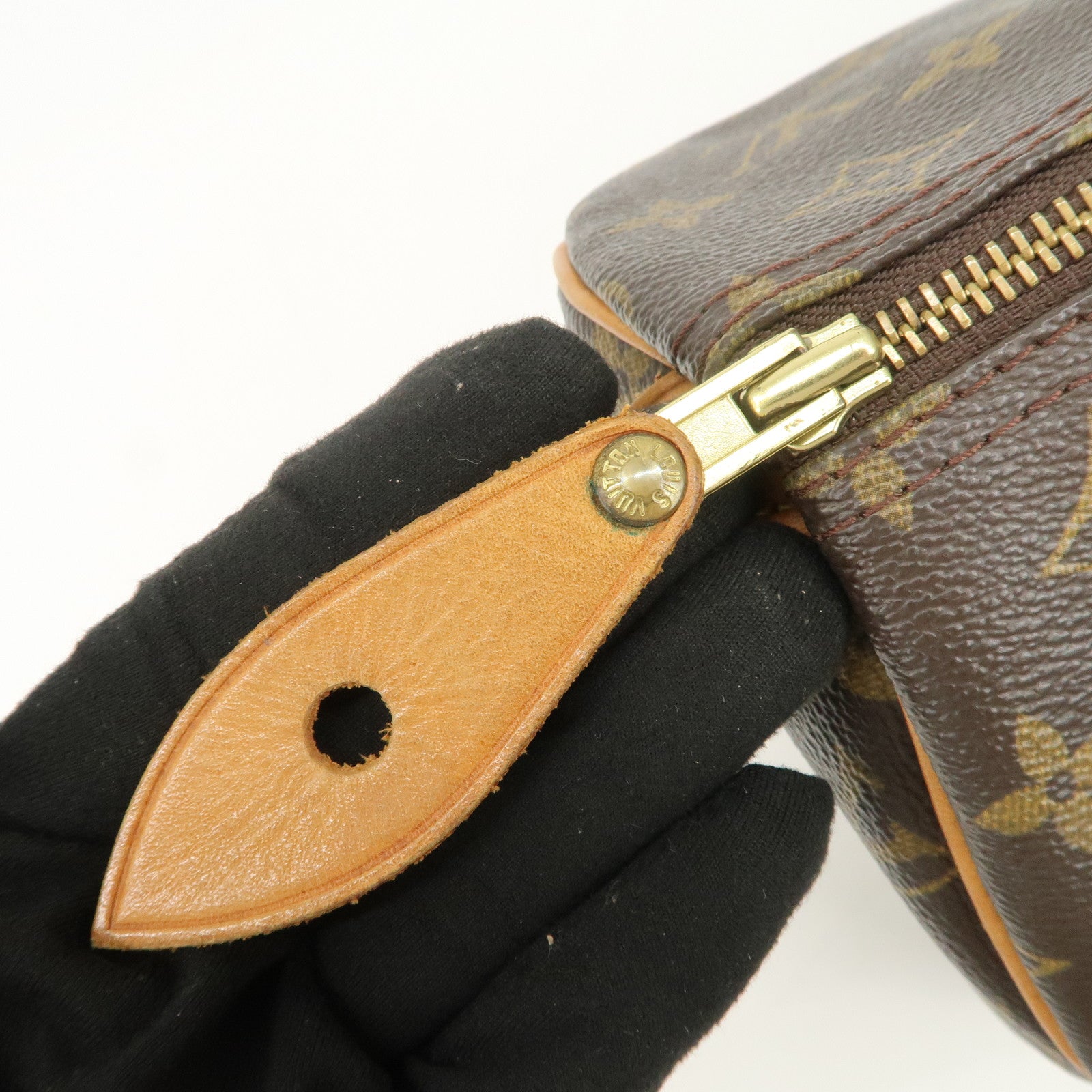 Louis Vuitton Monogram Speedy 30 Boston Bag Hand Bag Brown M41526