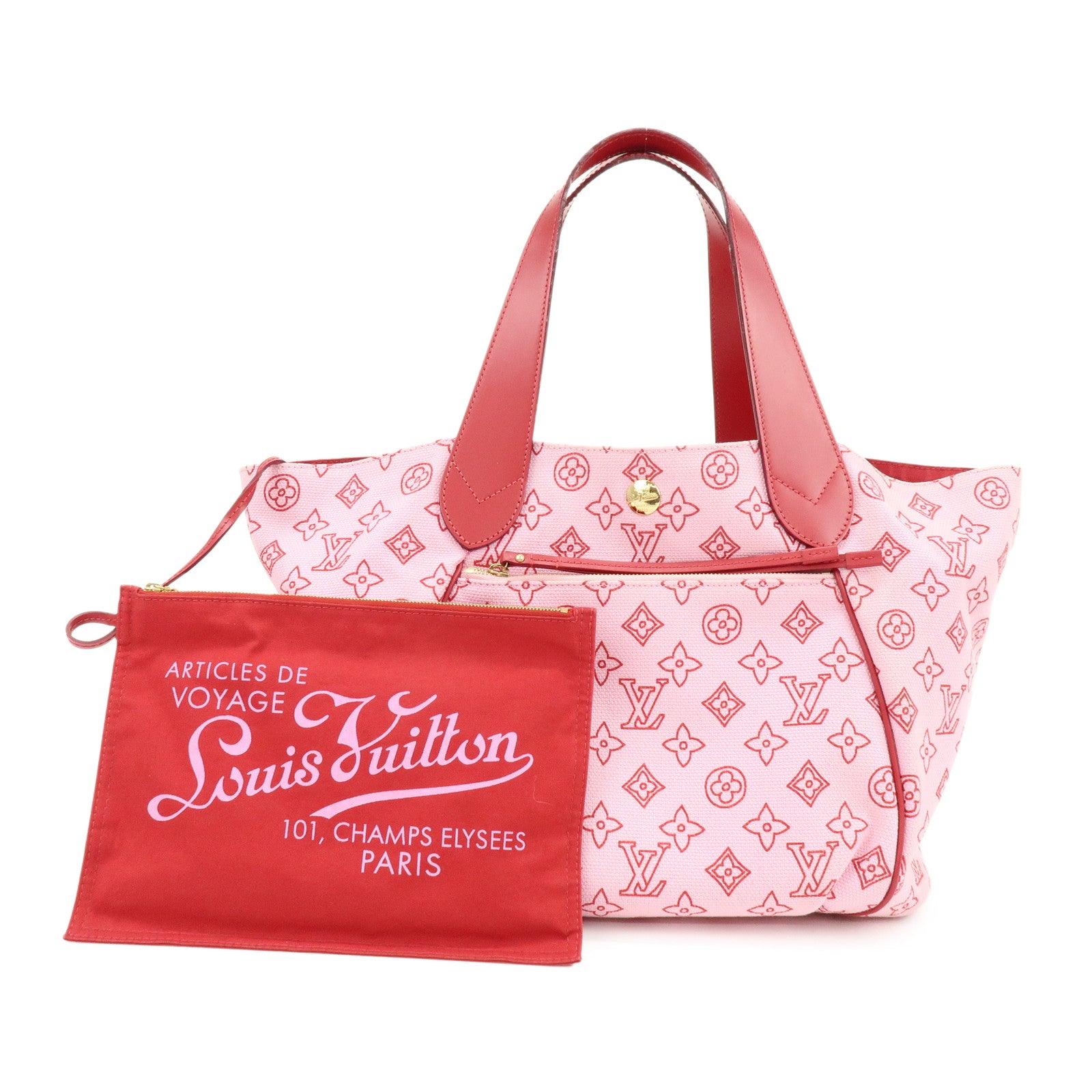 Louis Vuitton Beach Line Cabas Ipanema PM Tote Bag Rose M95984