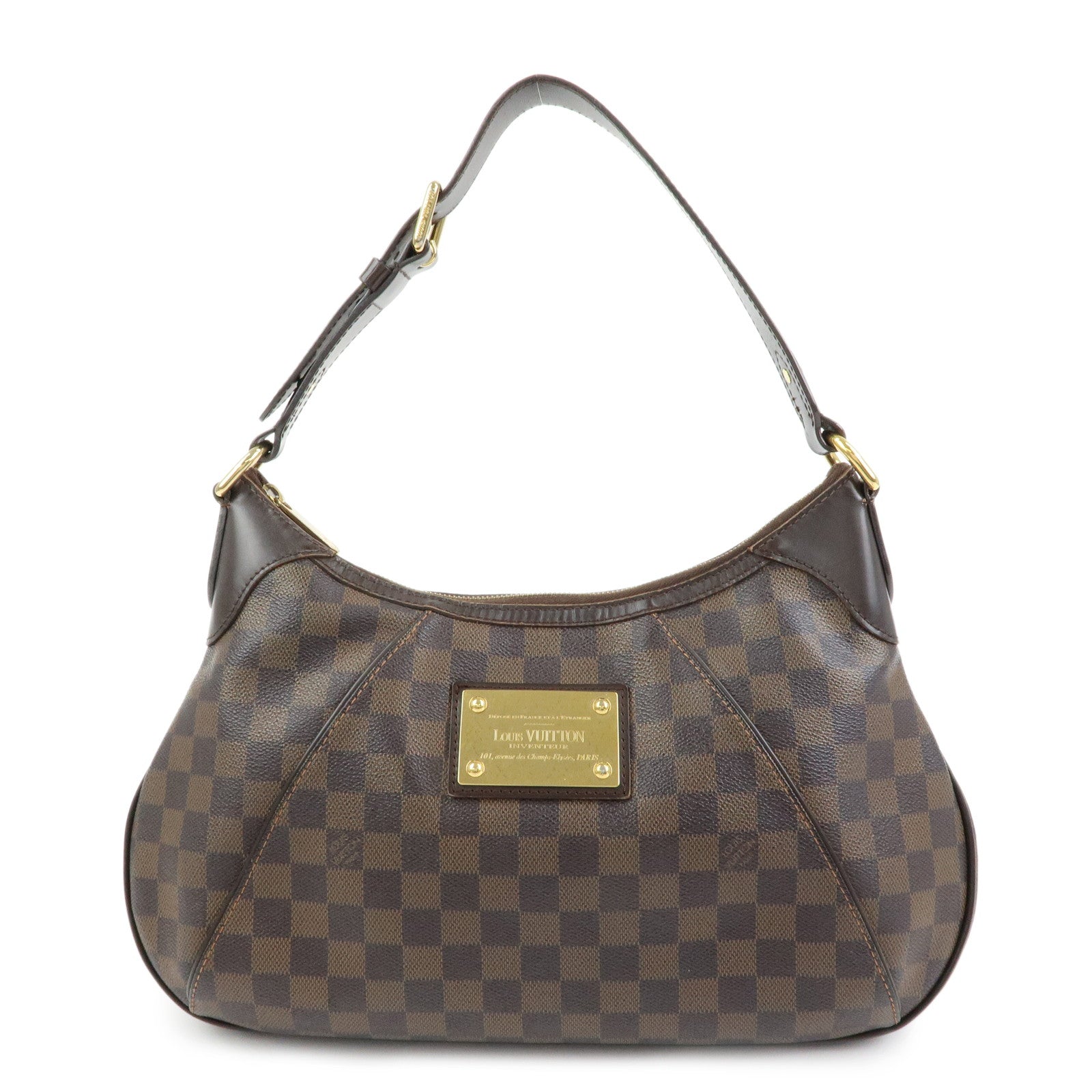 Louis Vuitton Damier Thames GM Shoulder Bag Damier Ebene N48181