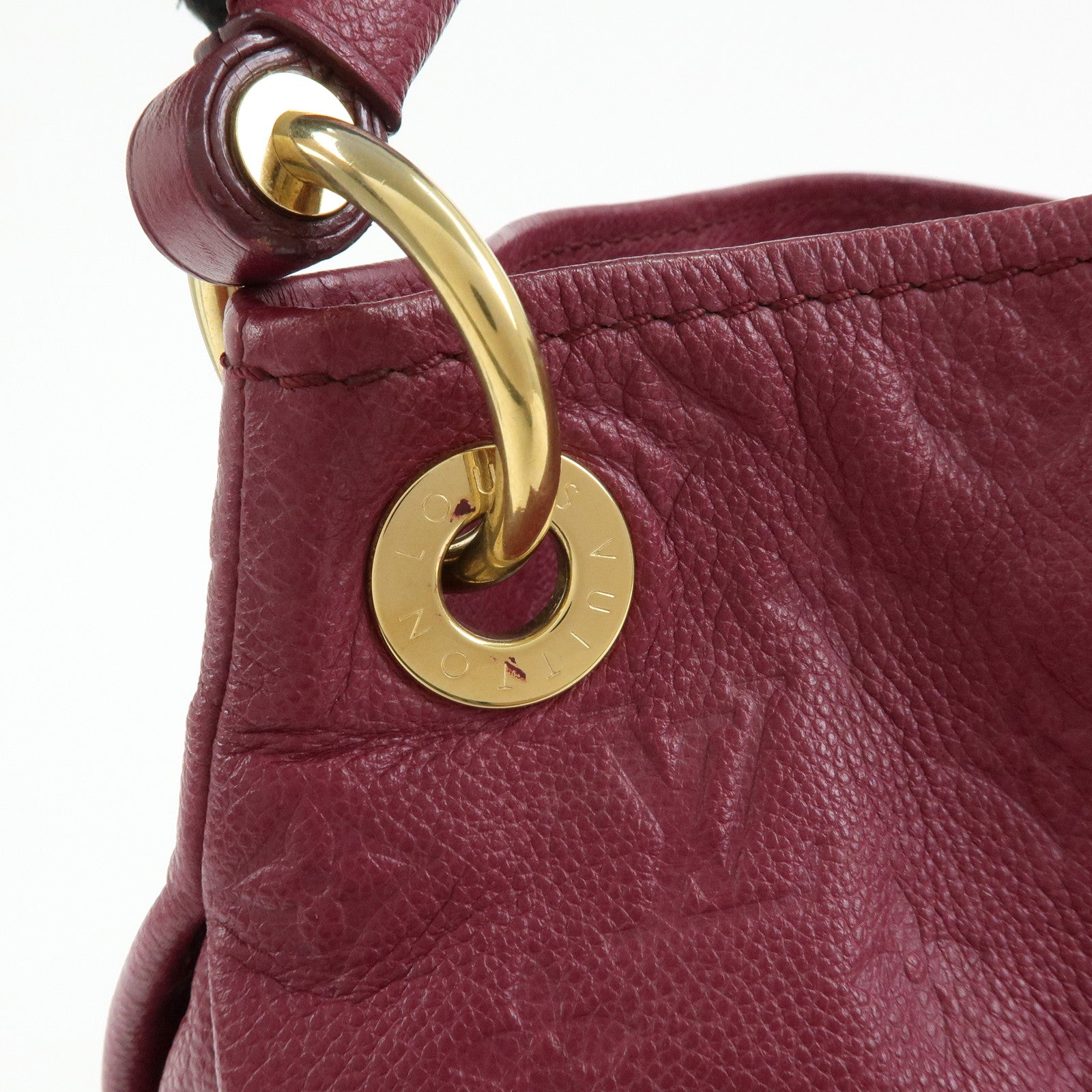 Louis Vuitton Monogram Empreinte Empreinte Leather MM Aurore M94047