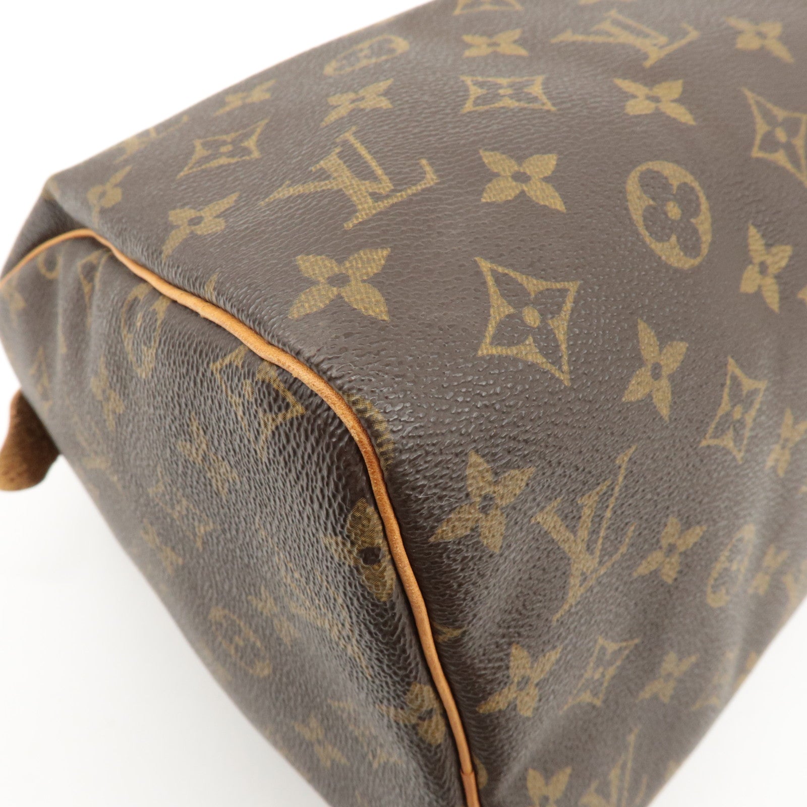 Louis Vuitton Monogram Speedy 30 Hand Bag Boston Bag M41526 Used