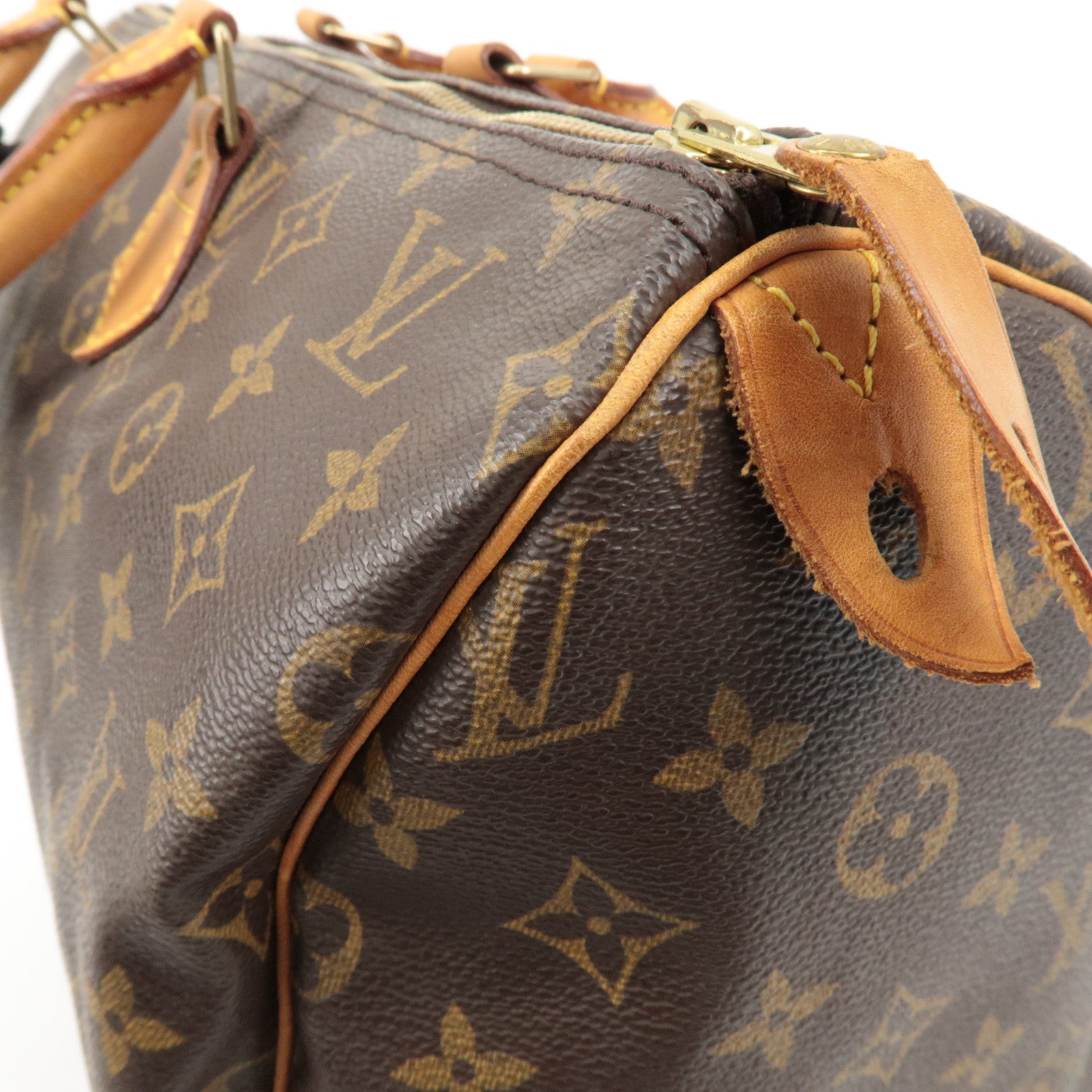 Louis Vuitton Monogram Speedy 40 Hand Bag Boston Bag M41522 Used