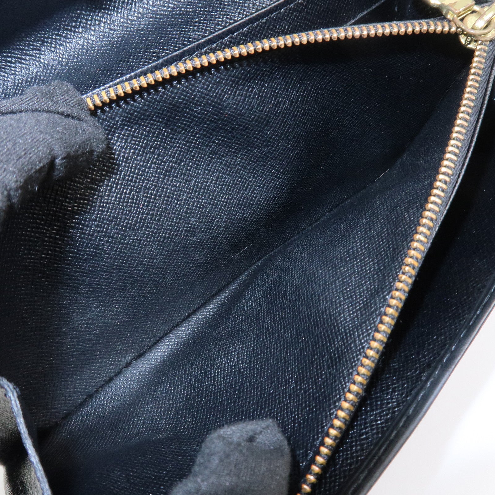 Louis Vuitton Epi Portefeuille Sarah Wallet Noir Black M63742