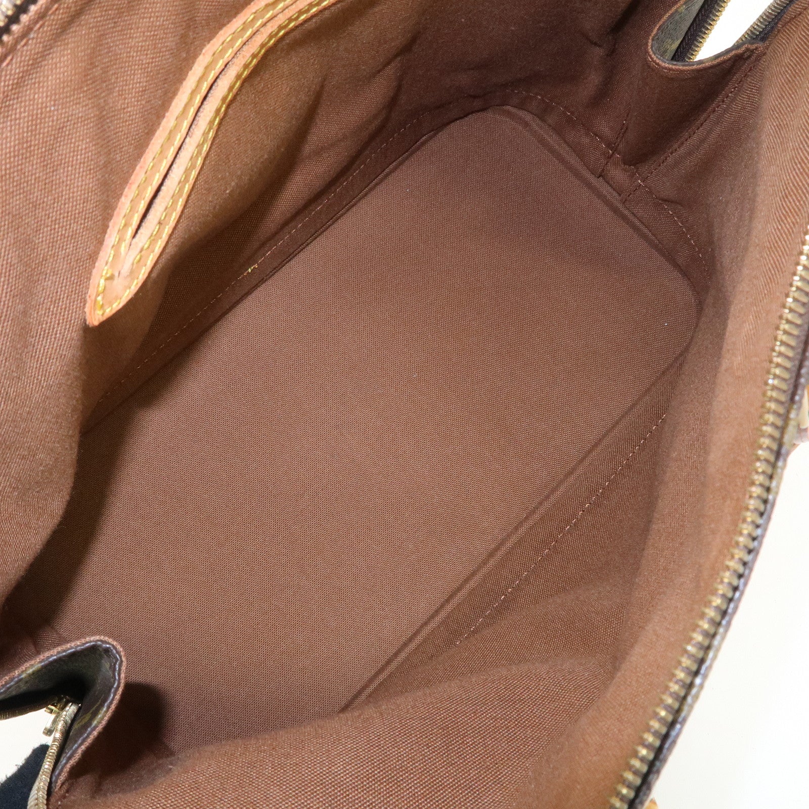 Louis Vuitton Monogram Canvas Alma Hand Bag Brown M51130 Used