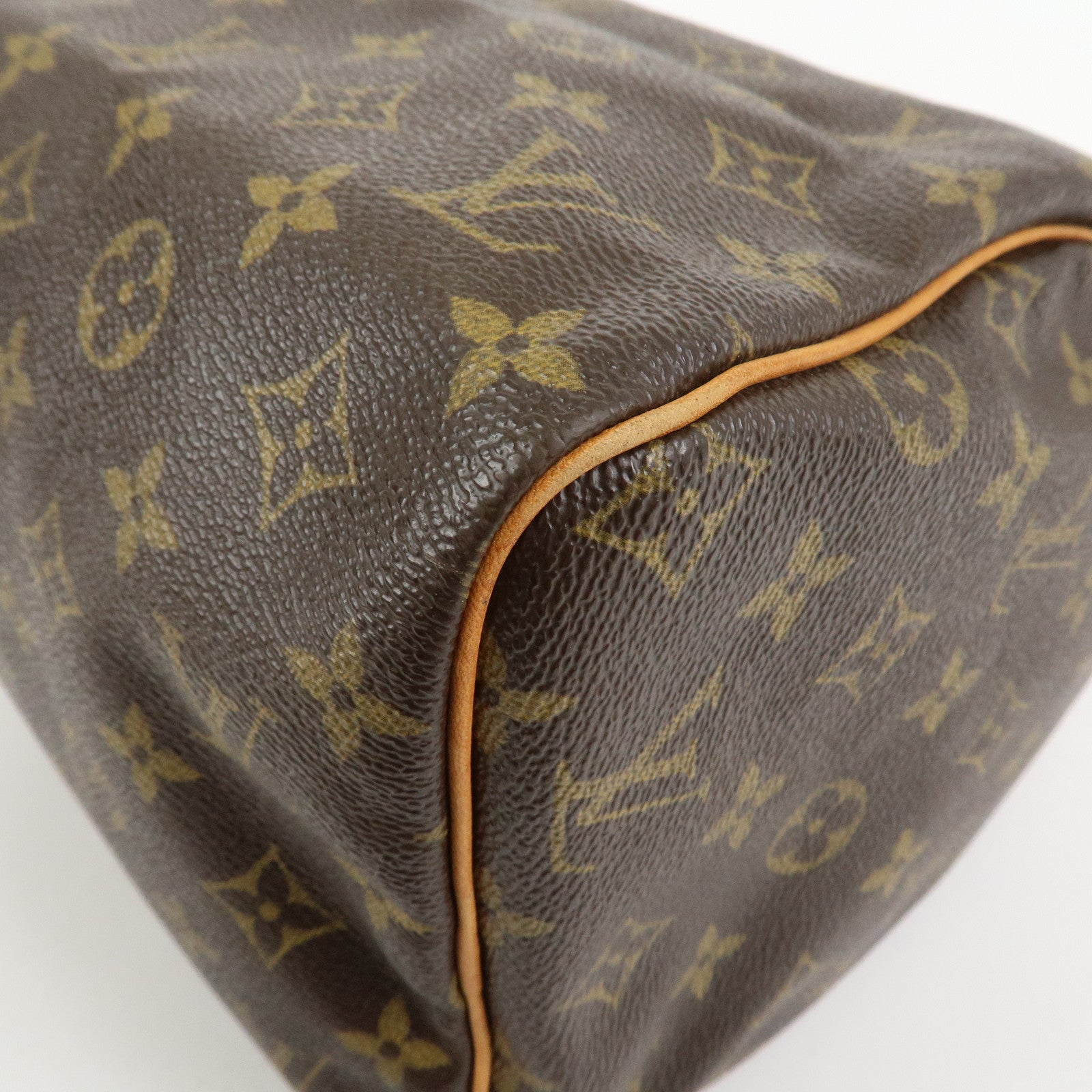 Louis Vuitton Monogram Speedy 30 Boston Bag Hand Bag Brown M41526