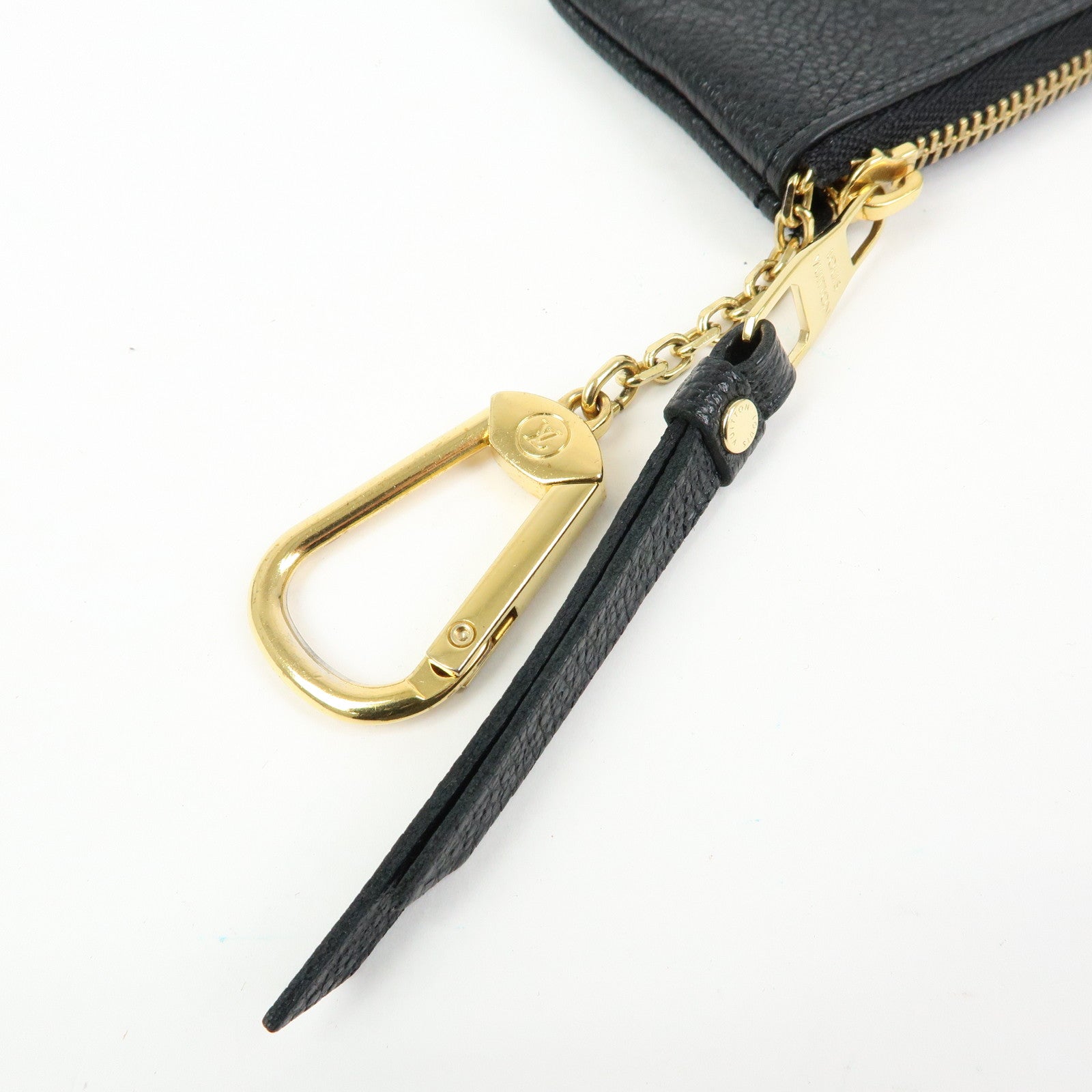Louis Vuitton Monogram Empreinte Pochette Cles Key Case Noir M80879