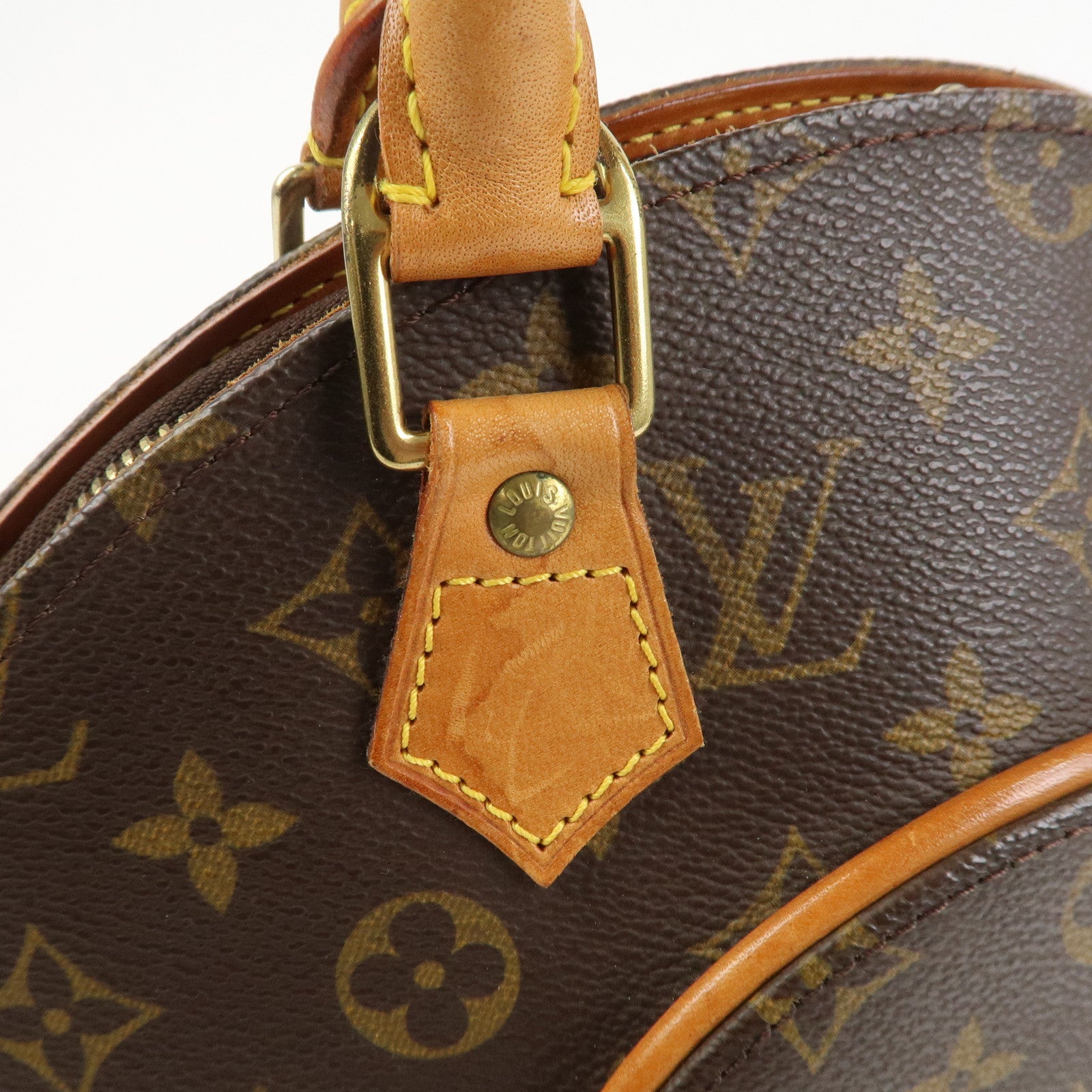 Louis Vuitton Monogram Ellipse PM Hand Bag Brown M51127