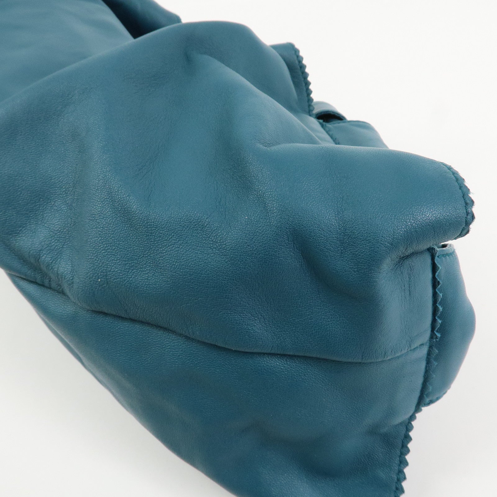 LOEWE Nappa Aire Nappa Leather Hand Bag Tote Bag Blue