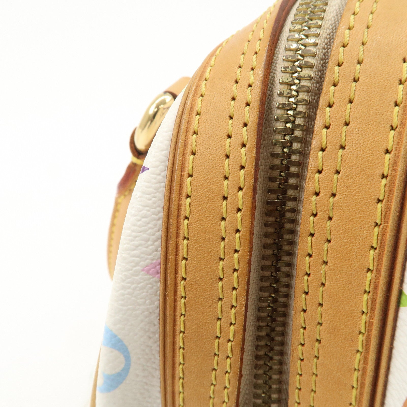 Louis Vuitton Monogram Multicolor Priscilla Hand Bag Blanc M40096