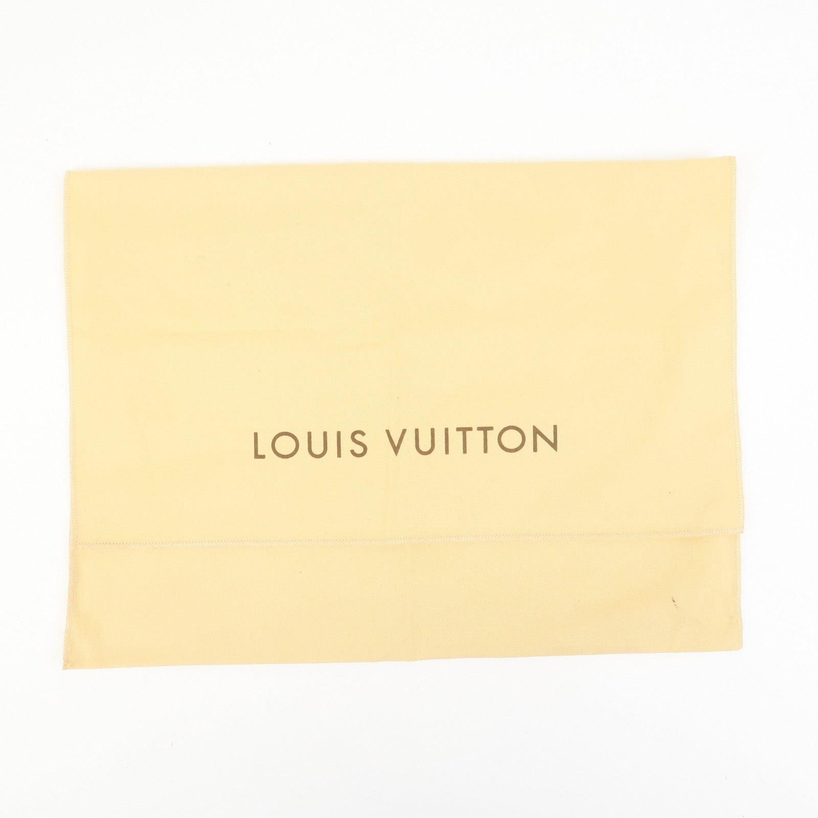 Louis Vuitton Set Of 10 Dust Bag Storage Bag Flap Style Beige