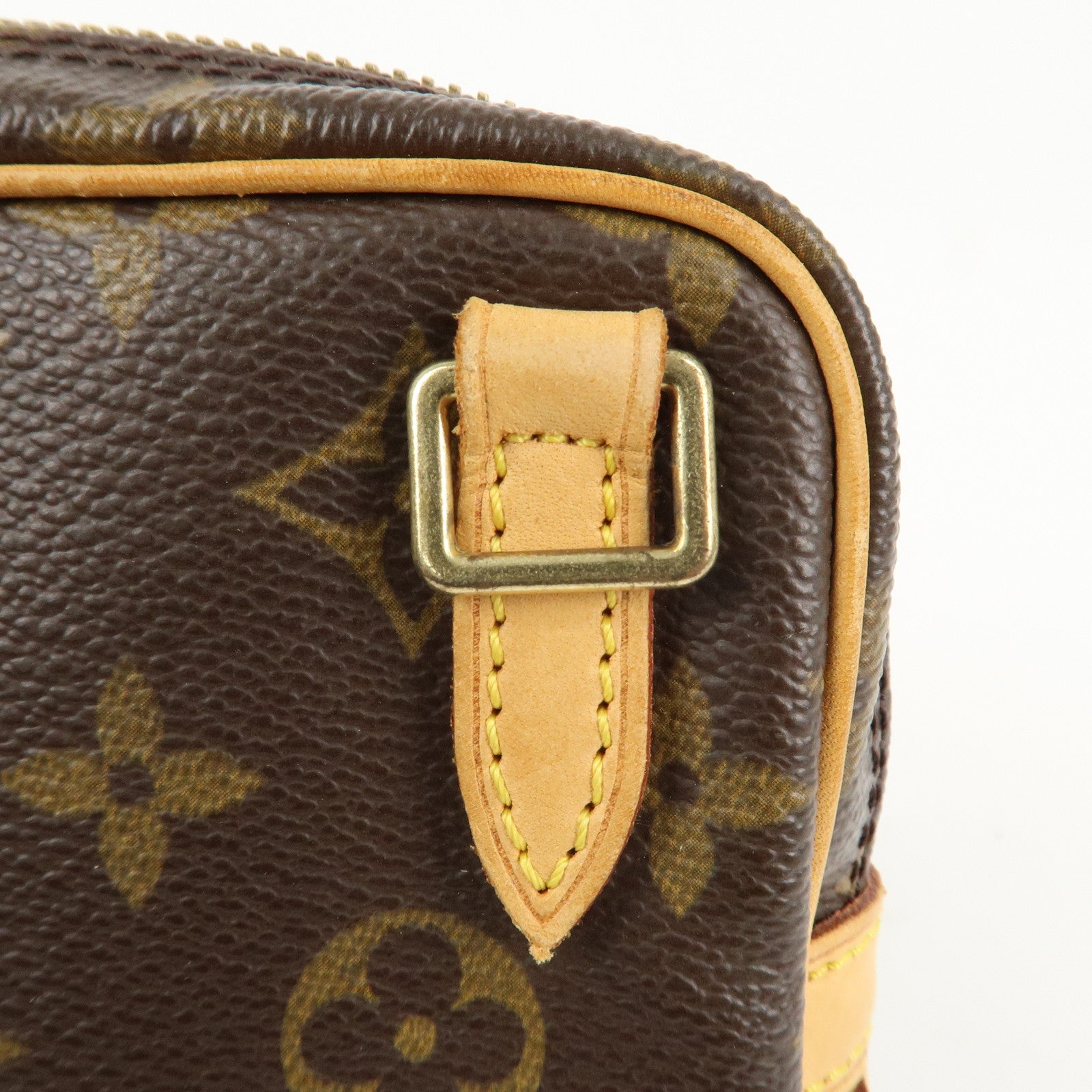 Louis Vuitton Monogram Pochette Marly Bandouliere Bag Brown M51828 Used
