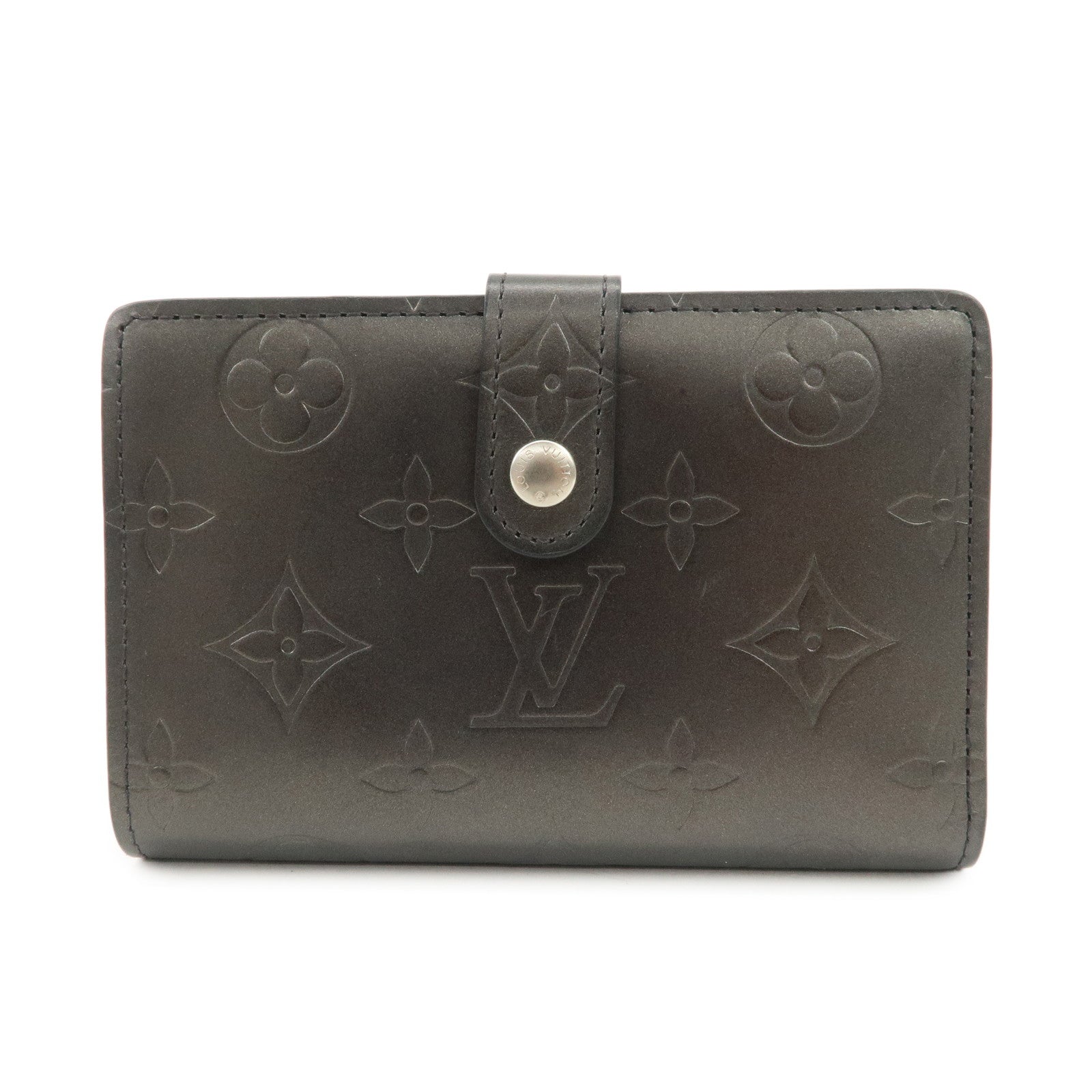 Louis Vuitton Monogram Matte Portefeuille Viennois Noir M65147