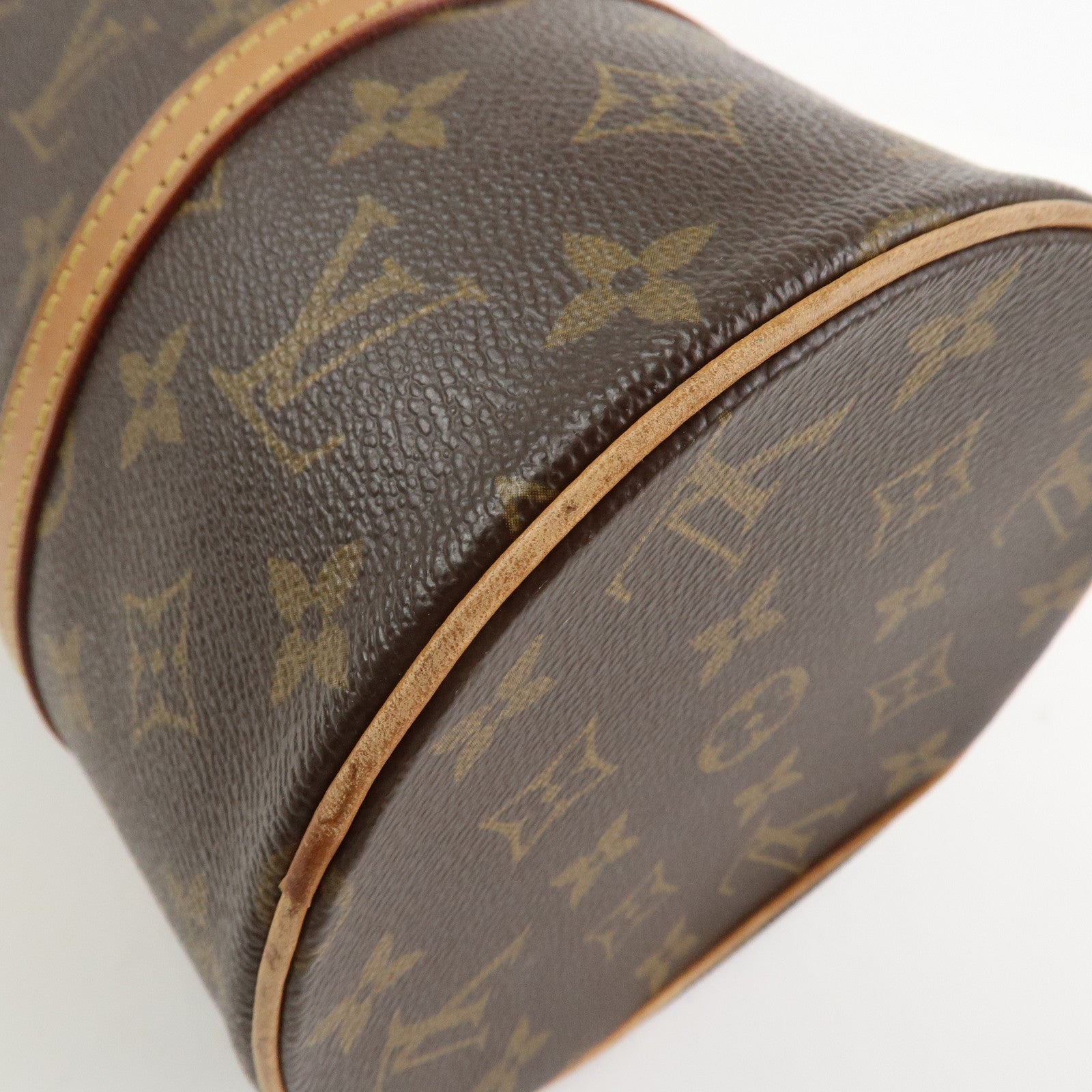 Louis Vuitton Monogram Papillon 30 Hand Bag Brown M51385