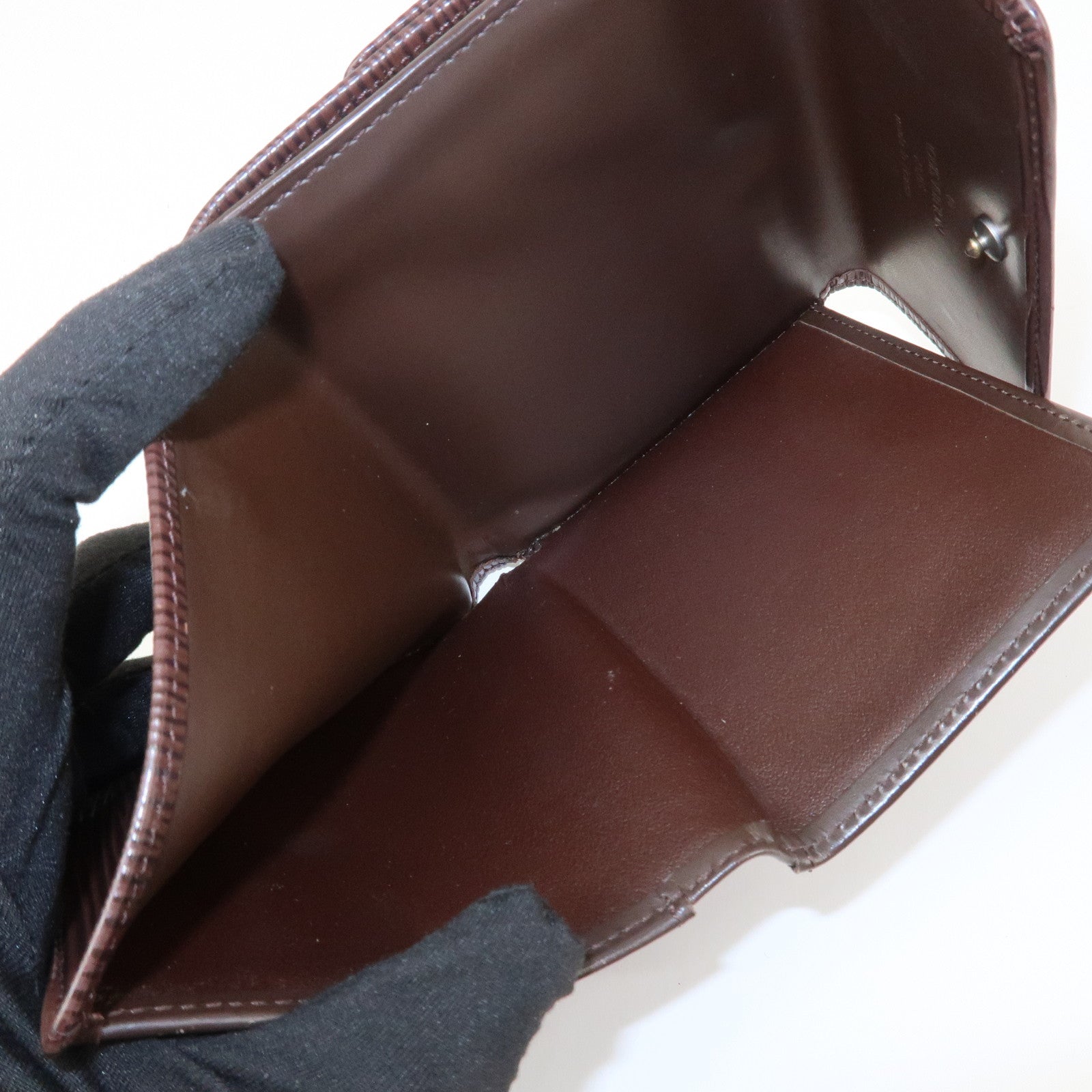 Louis Vuitton Epi Porte Monnaie Billets Carte Credit Mocha M6348D