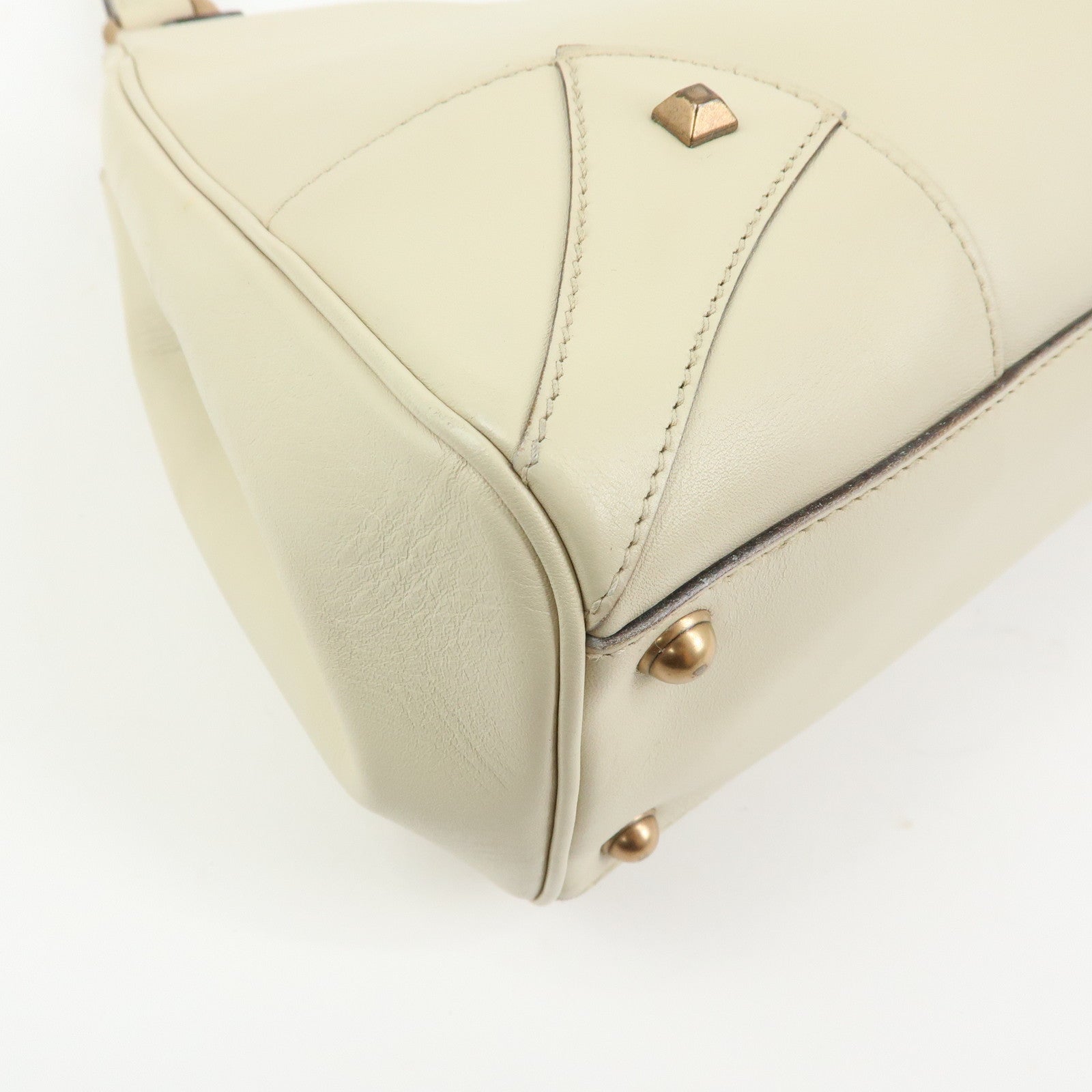 GUCCI New Jackie GG Canvas Leather Shoulder Bag Hand Bag 124407