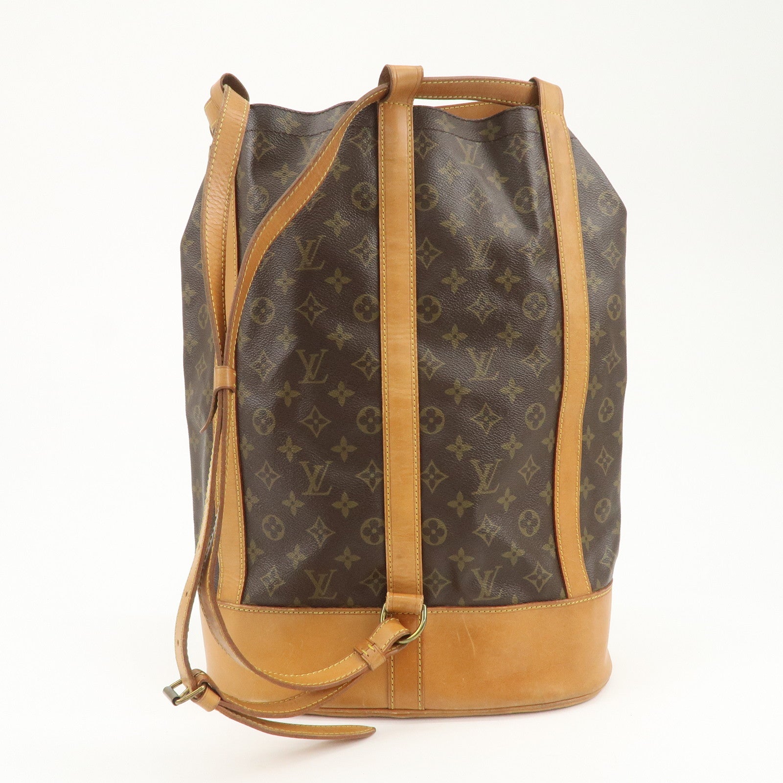 Louis Vuitton Monogram Randonnee GM Shoulder Bag Brown M42244